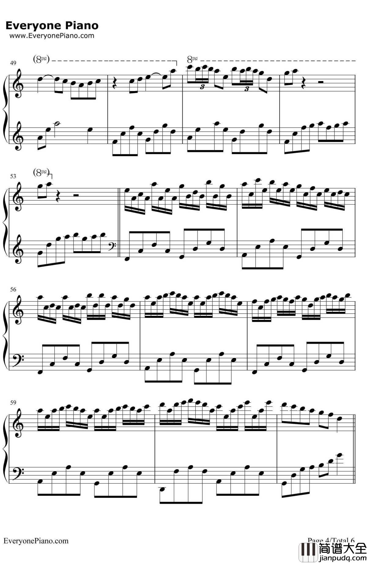 失去温暖钢琴谱_久石让JoeHisaishi宫崎骏_LostWarmth