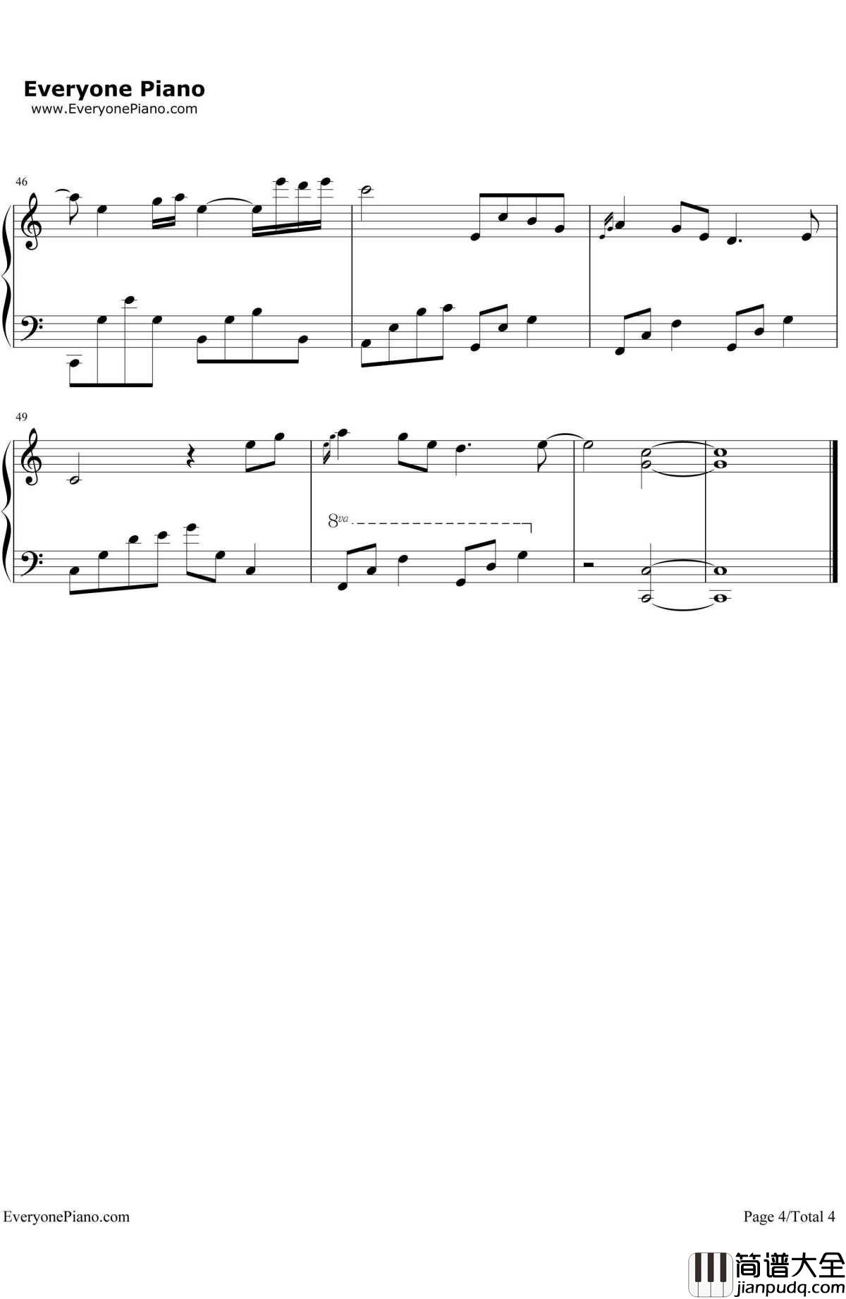 第101次约会钢琴谱_石进_夜的钢琴曲2