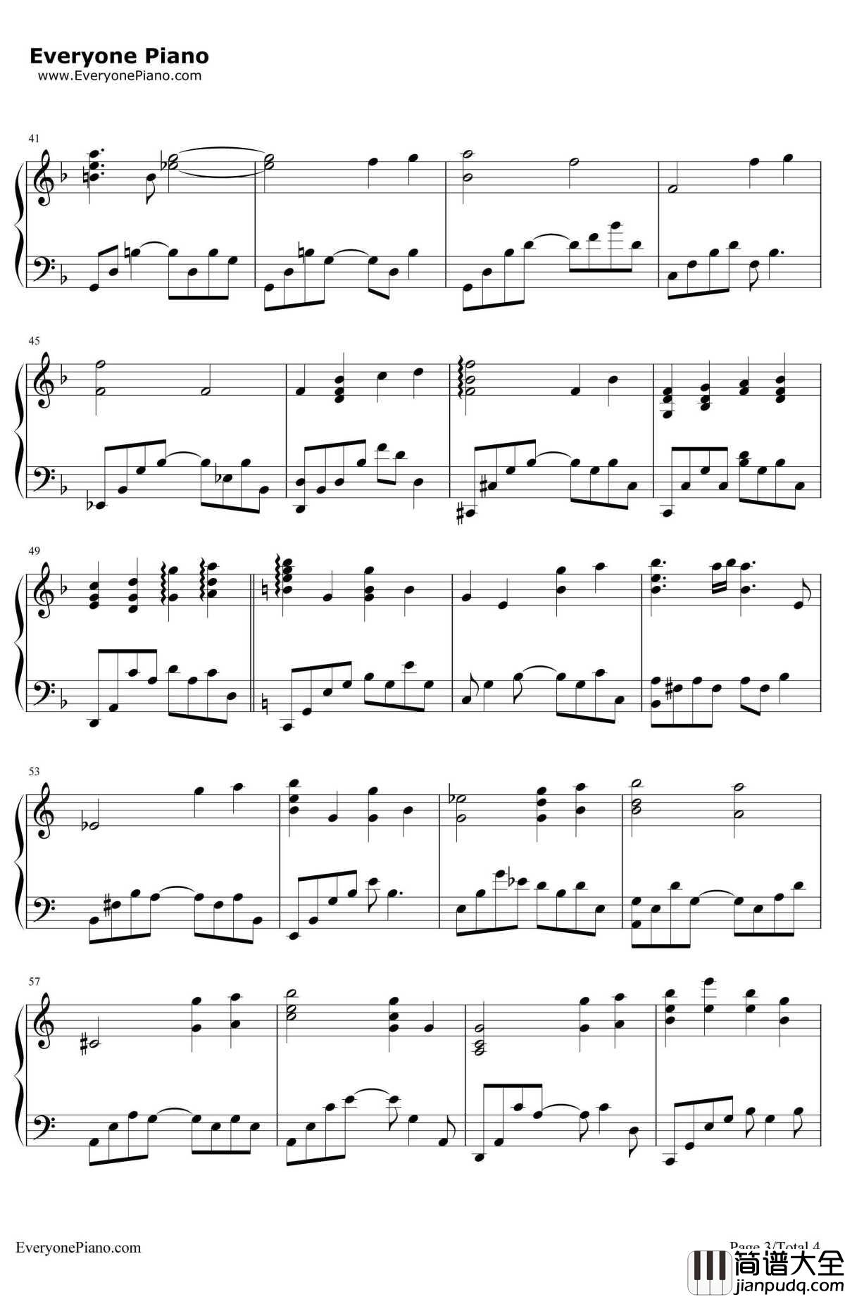 I_Could_See_You钢琴谱_Yiruma李闰珉