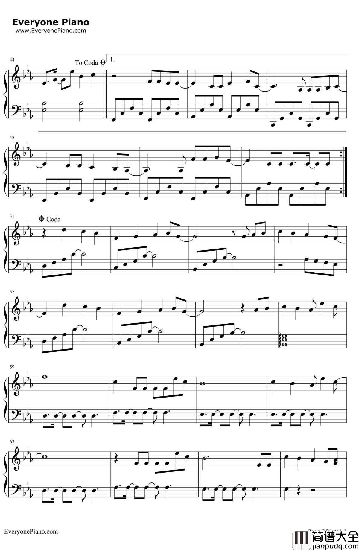 Nicotine钢琴谱_PanicattheDisco