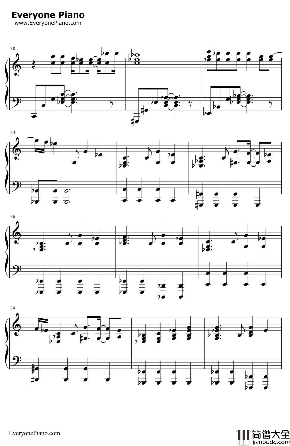 I_Need_Your_Love钢琴谱_CalvinHarrisft.EllieGoulding