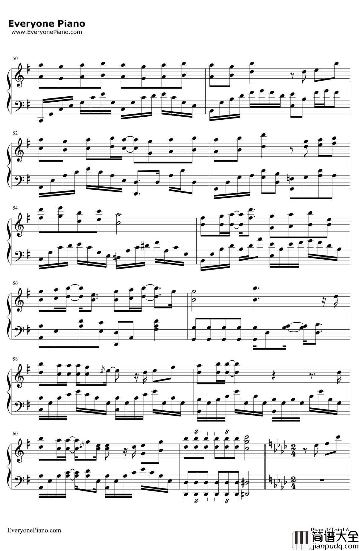 别来无恙钢琴谱_李佳薇__千金女贼_插曲