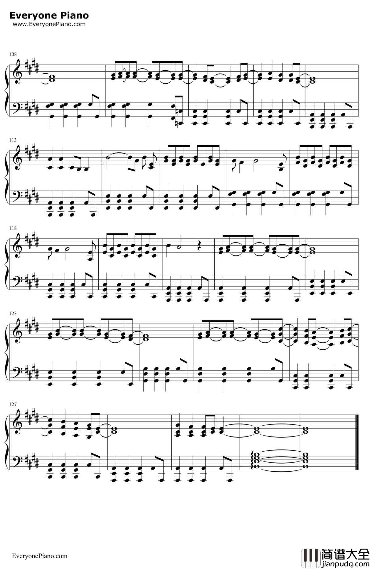 The_One_That_Got_Away钢琴谱_KatyPerry