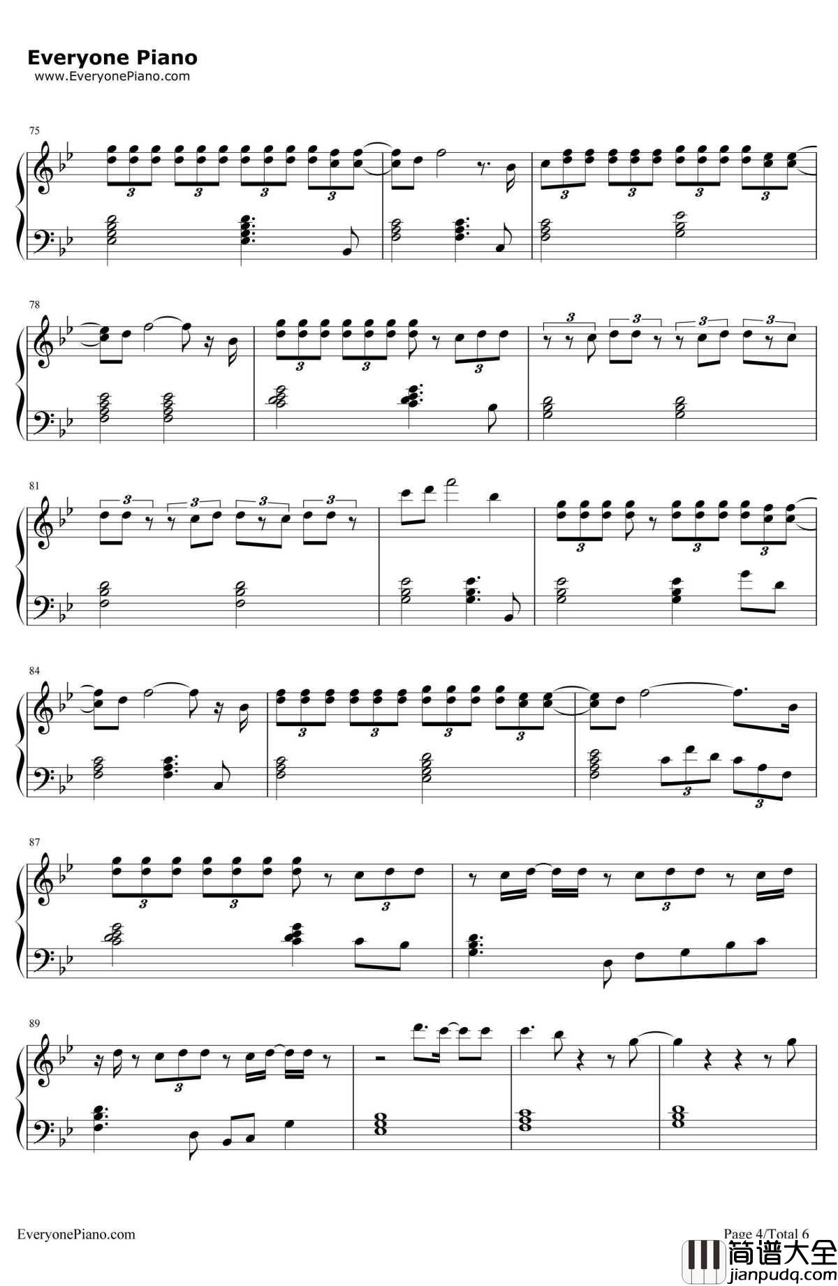 Lemonade钢琴谱_SkylarGrey