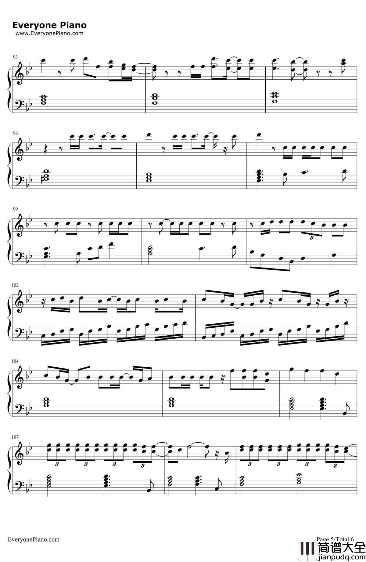 Lemonade钢琴谱_SkylarGrey