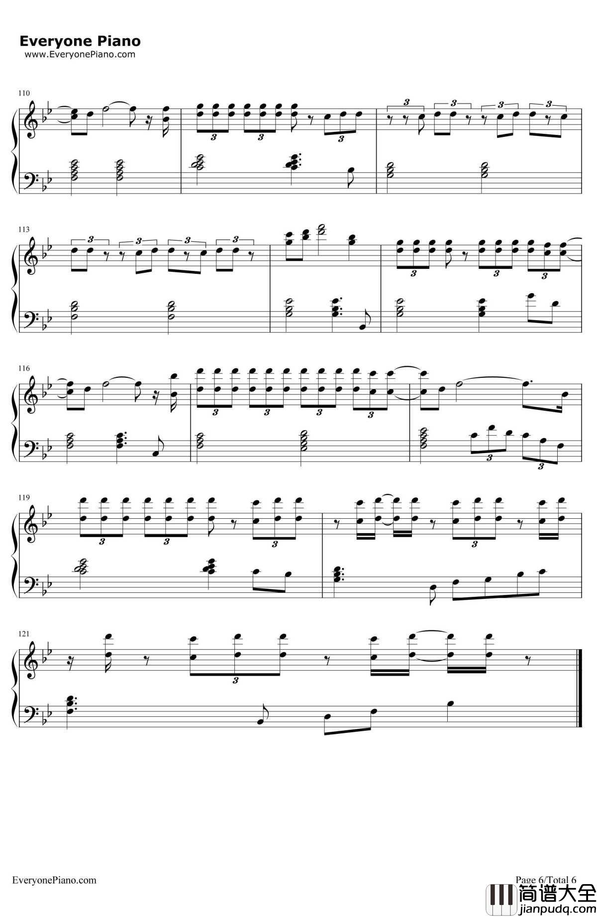 Lemonade钢琴谱_SkylarGrey