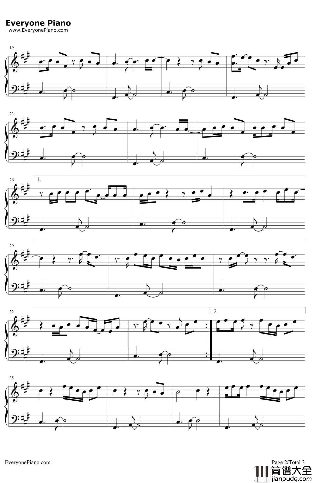 Cold_Water钢琴谱_MajorLazer_MajorLazer(feat.JustinBieberMØ)