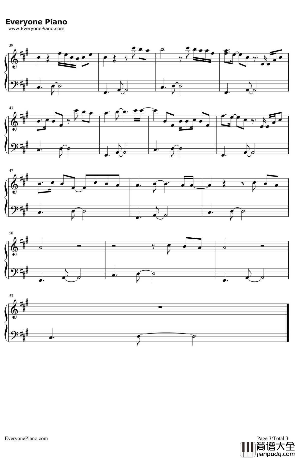 Cold_Water钢琴谱_MajorLazer_MajorLazer(feat.JustinBieberMØ)