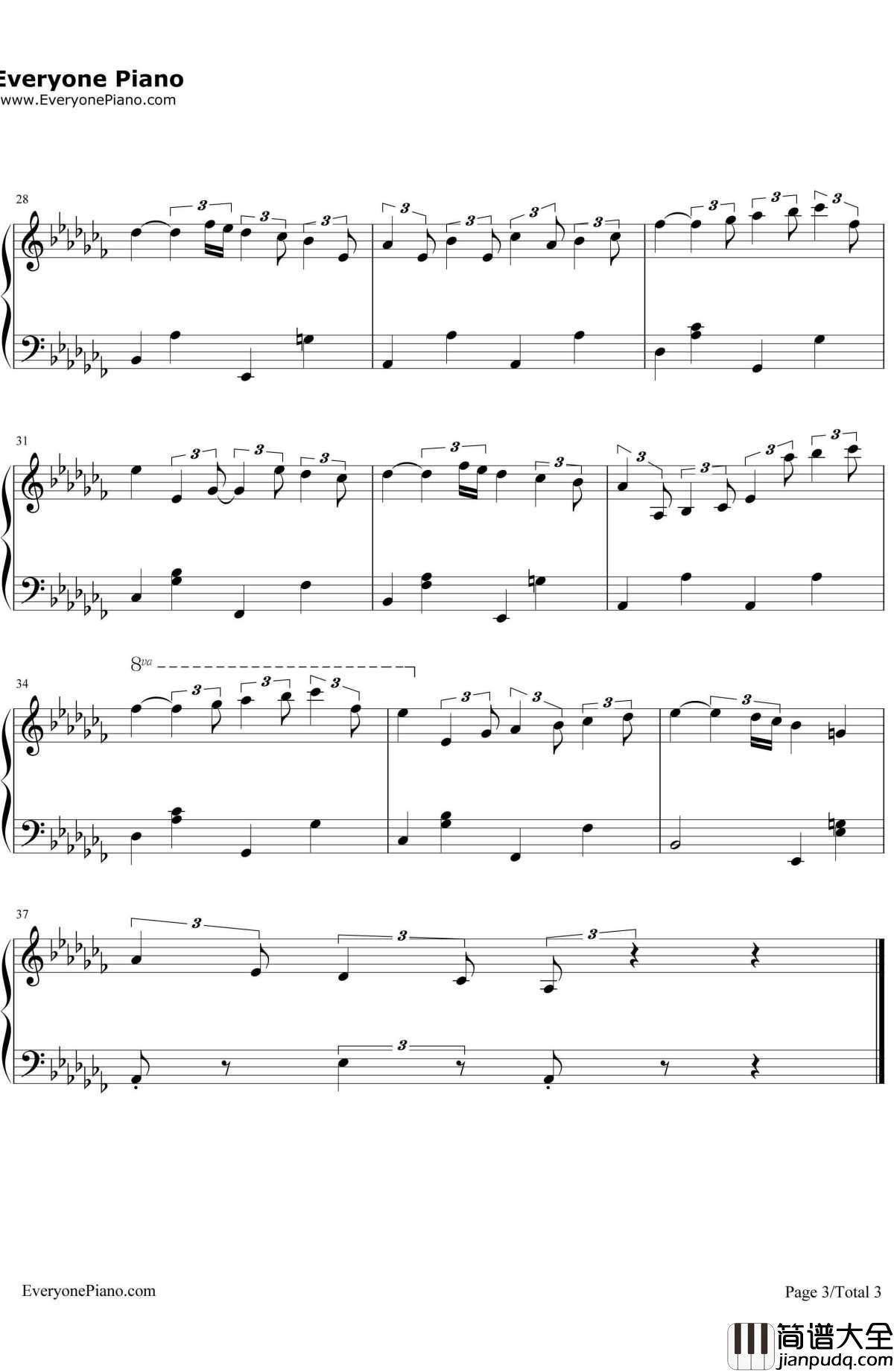 被时光移动的城市钢琴谱_石进_夜的钢琴曲II