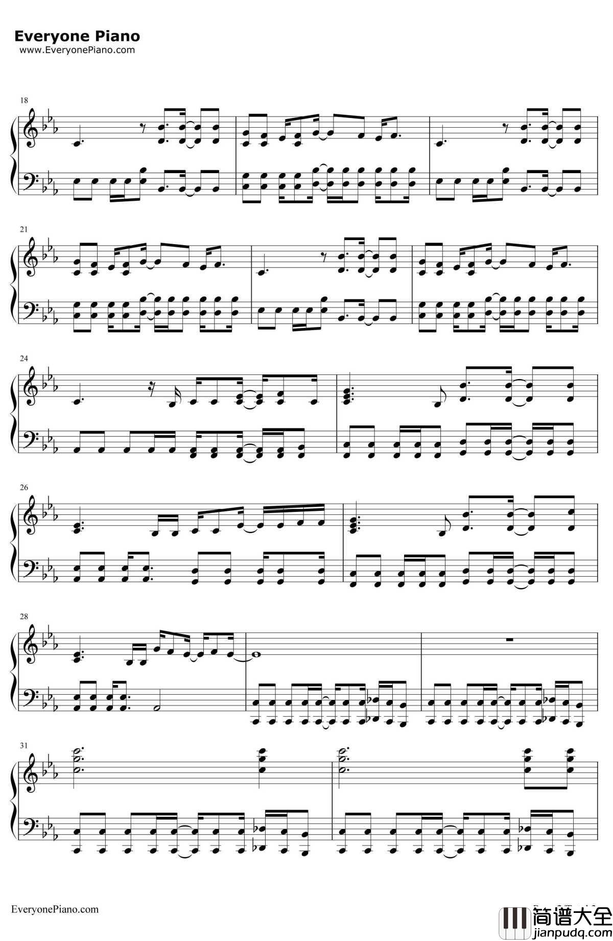 一轮の花钢琴谱_HIGHandMIGHTYCOLOR_死神OP3