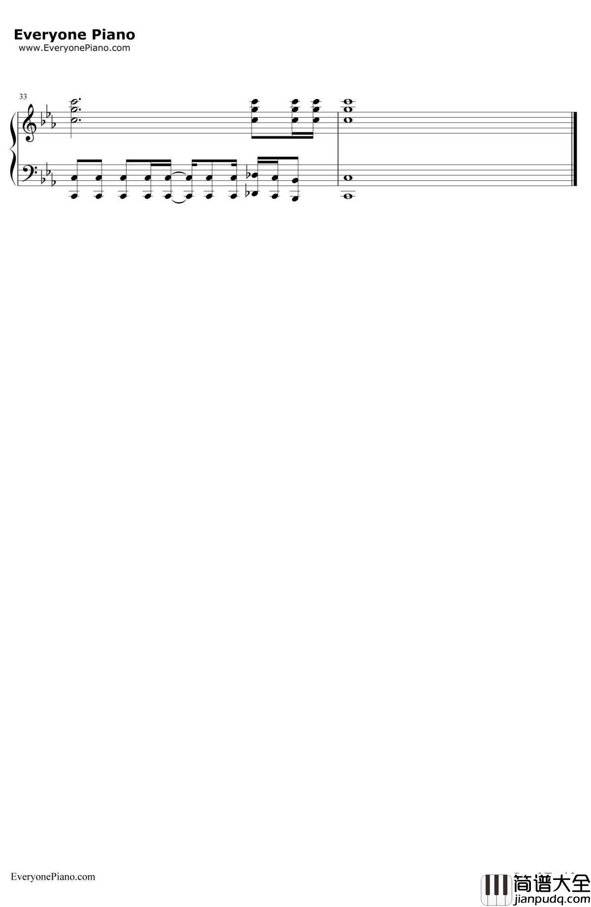 一轮の花钢琴谱_HIGHandMIGHTYCOLOR_死神OP3