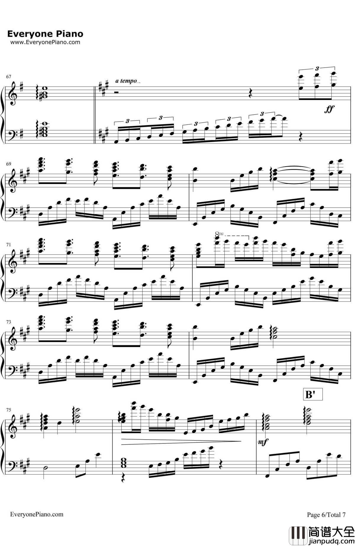 A_New_Day_Has_Come(真爱来临)钢琴谱_CelineDion