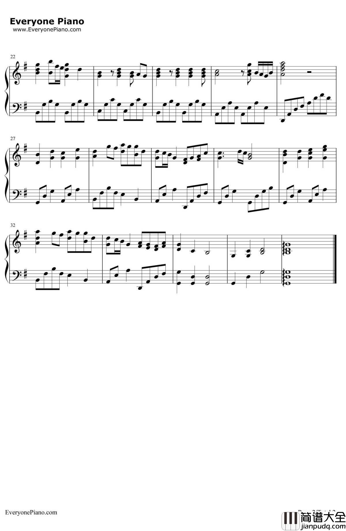 野牡丹の紫钢琴谱__纯白交响曲_OST