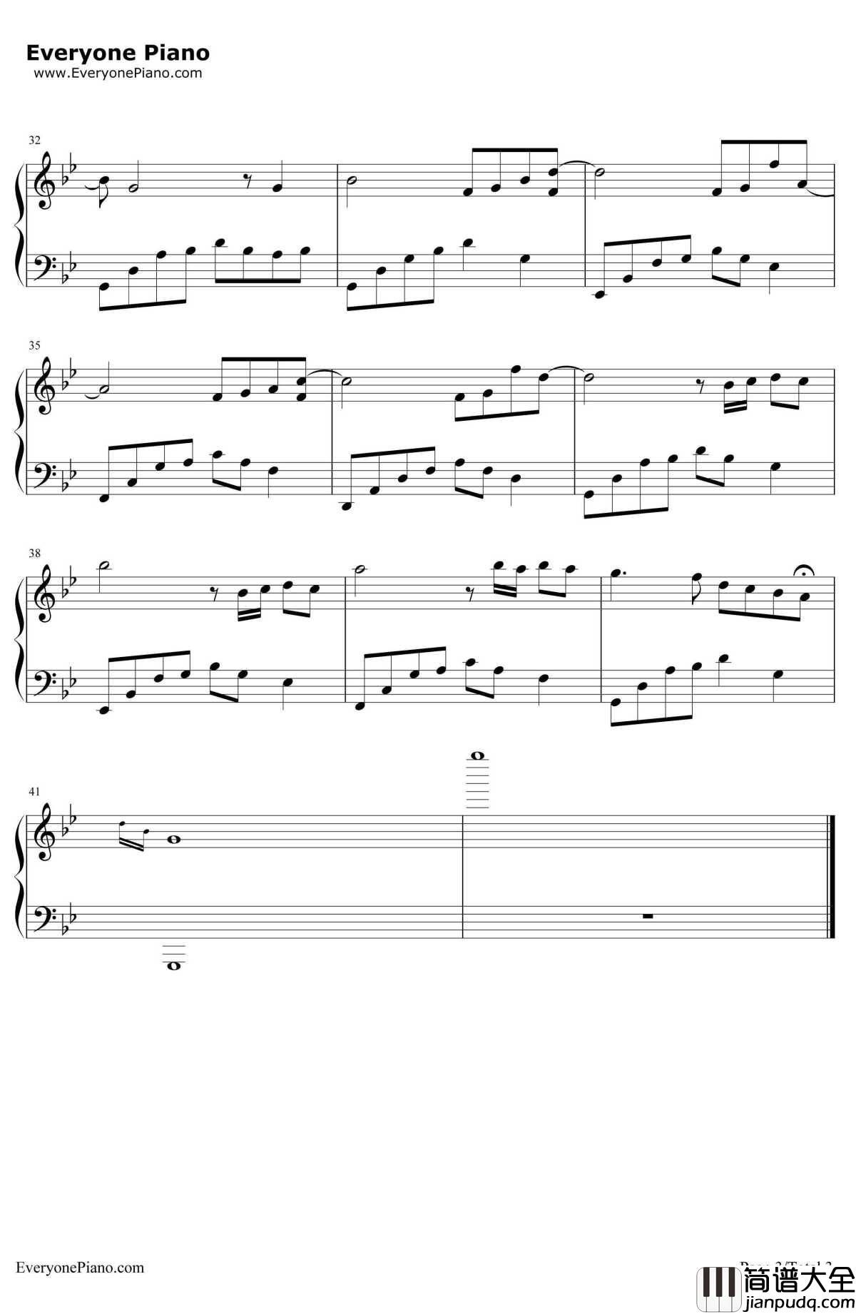 夜的钢琴曲29钢琴谱_石进_简单好听