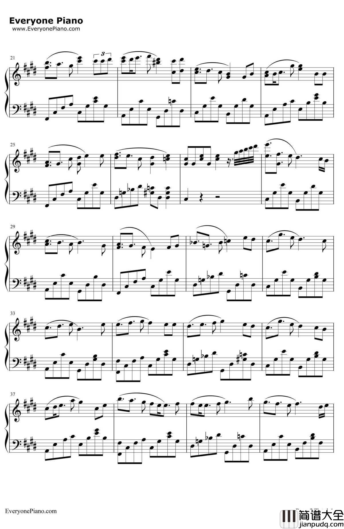 天地不容钢琴谱_胡鸿钧_香港TVB_僵_片尾曲