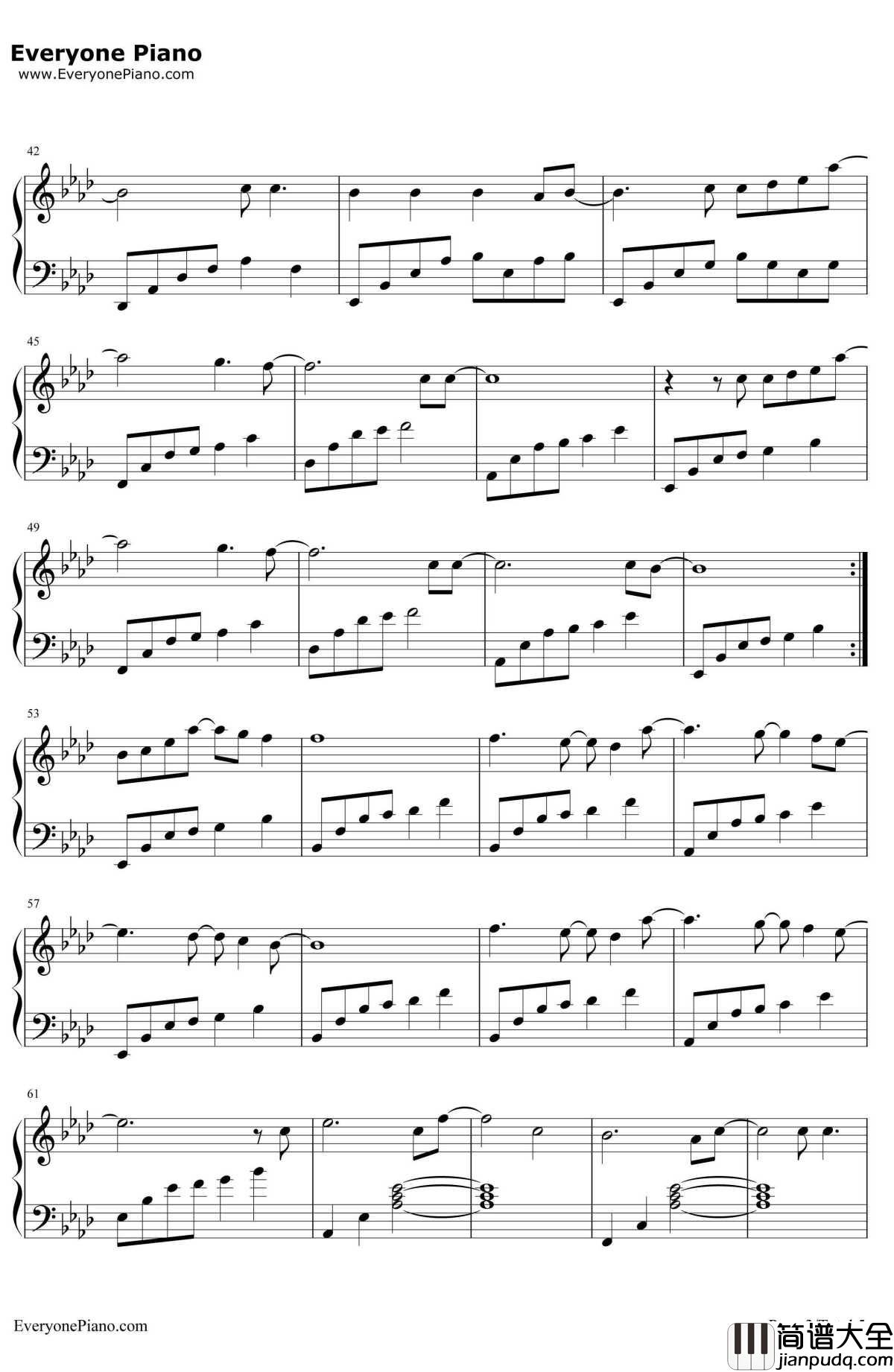 All_of_Me钢琴谱_JohnLegend_完整版