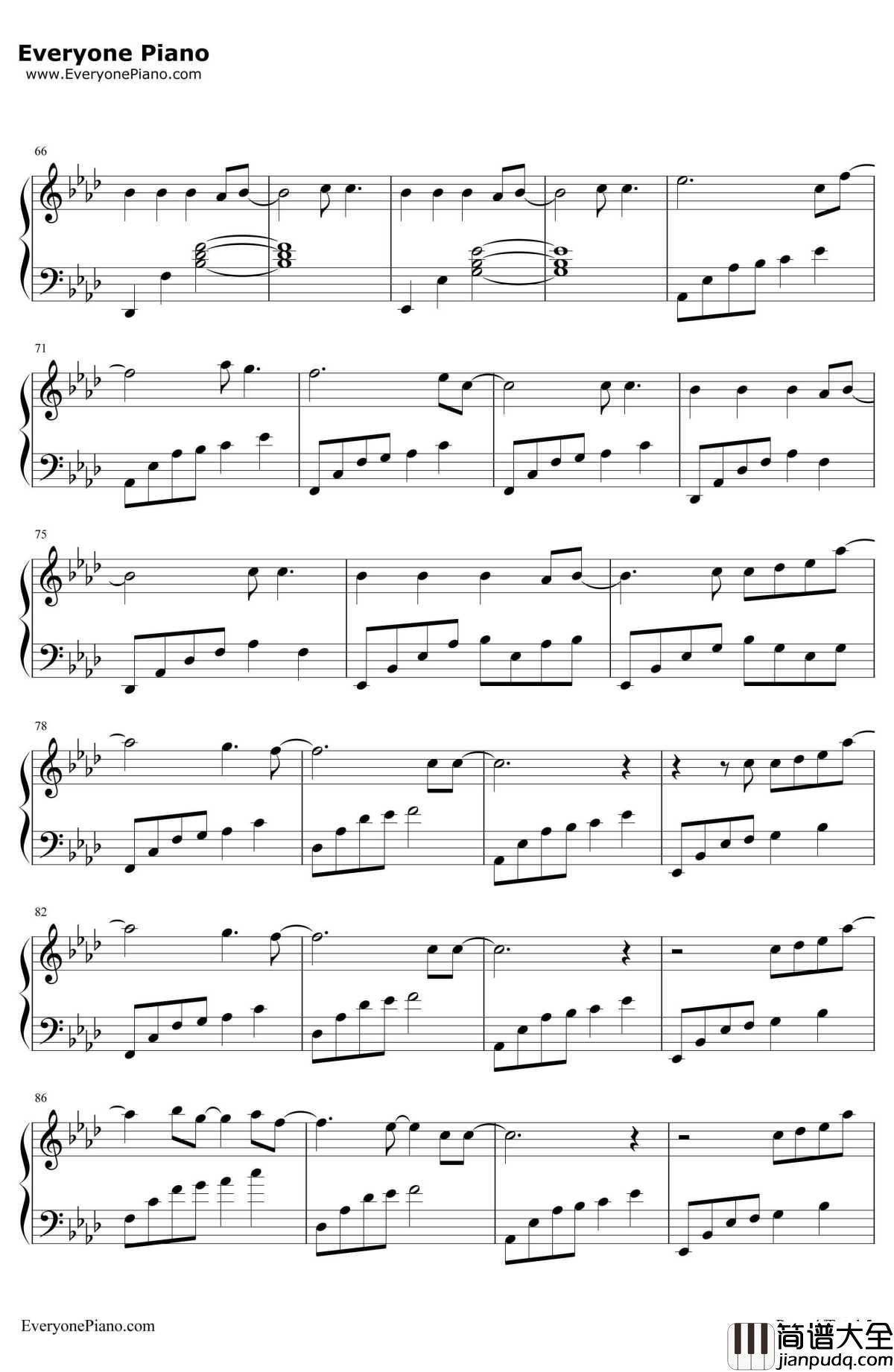 All_of_Me钢琴谱_JohnLegend_完整版