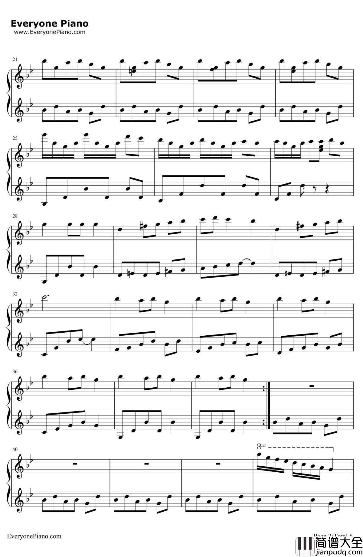 Carol_Of_The_Bells(钟声颂歌)钢琴谱_MykolaLeontovych