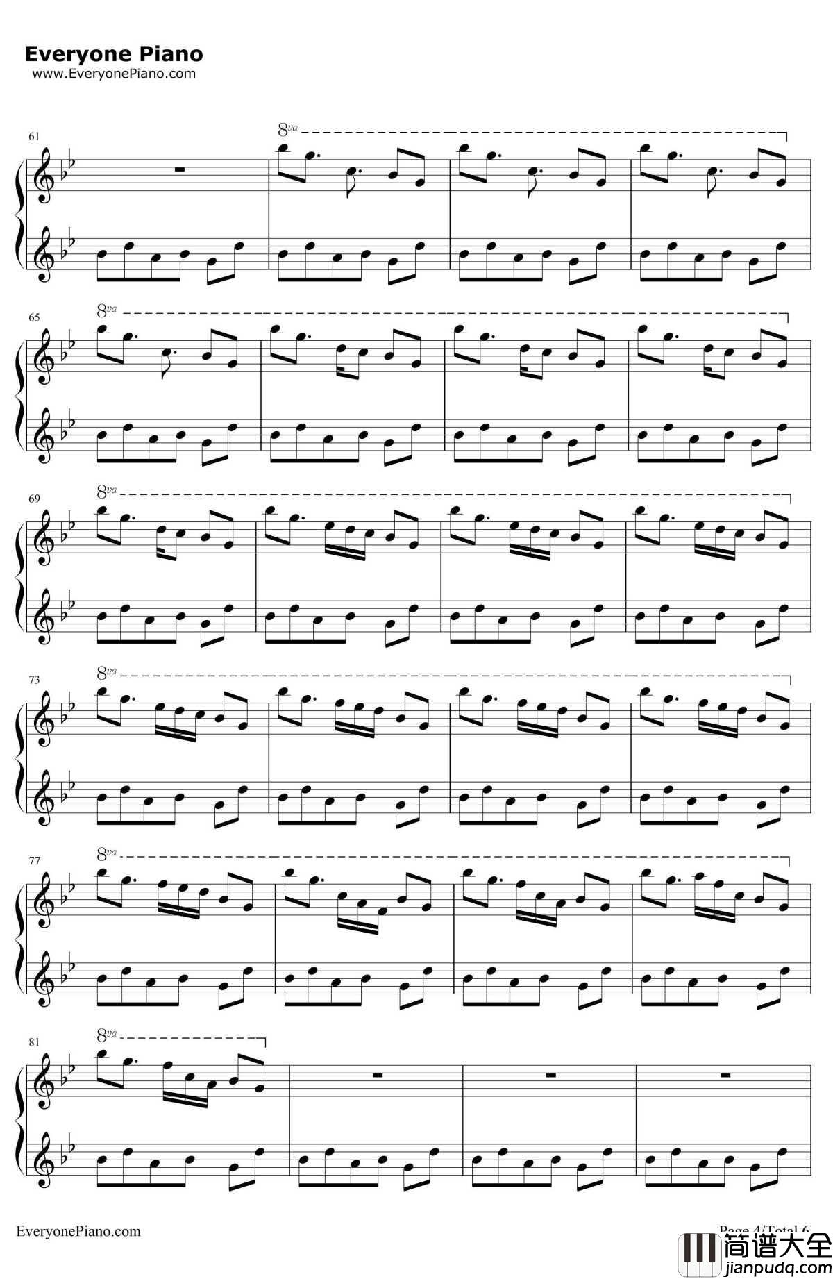 Carol_Of_The_Bells(钟声颂歌)钢琴谱_MykolaLeontovych