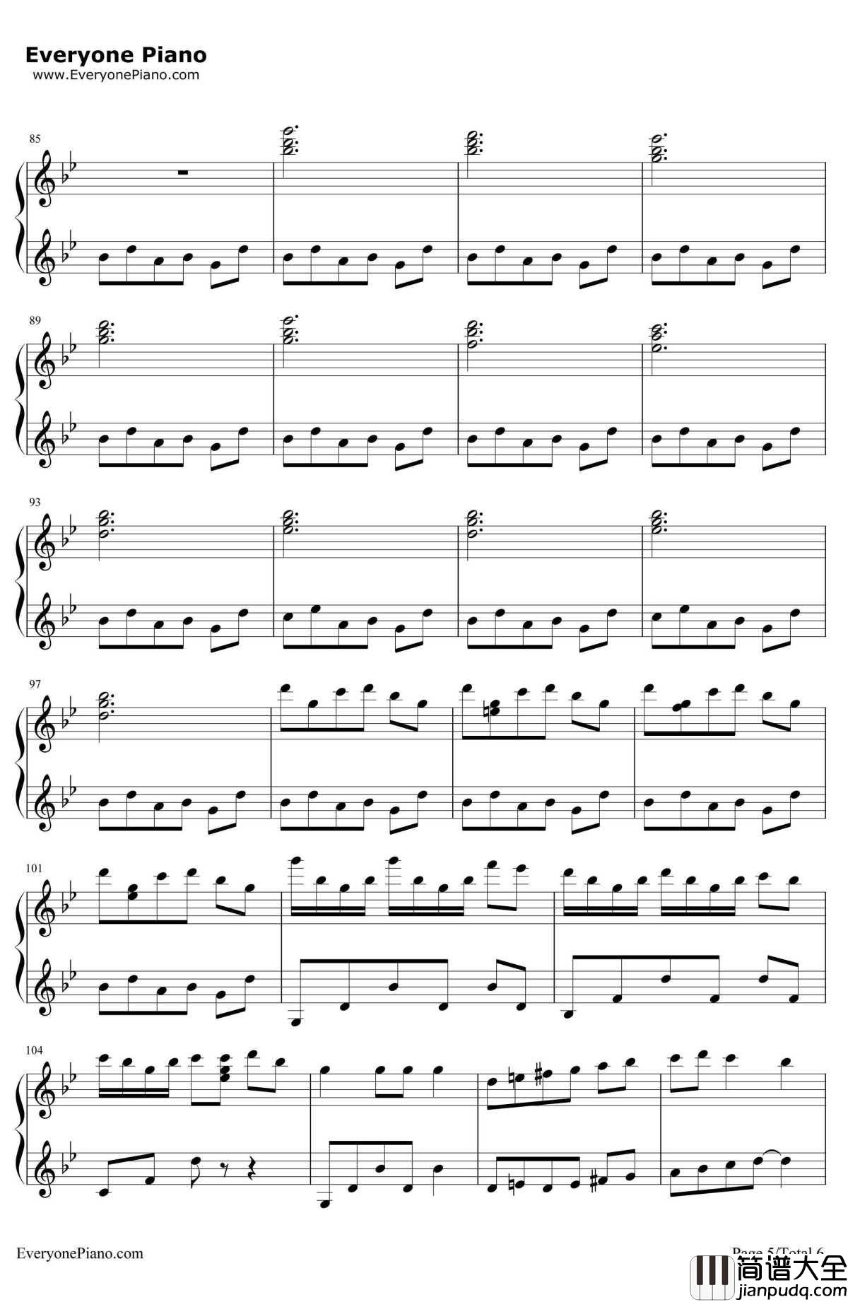 Carol_Of_The_Bells(钟声颂歌)钢琴谱_MykolaLeontovych