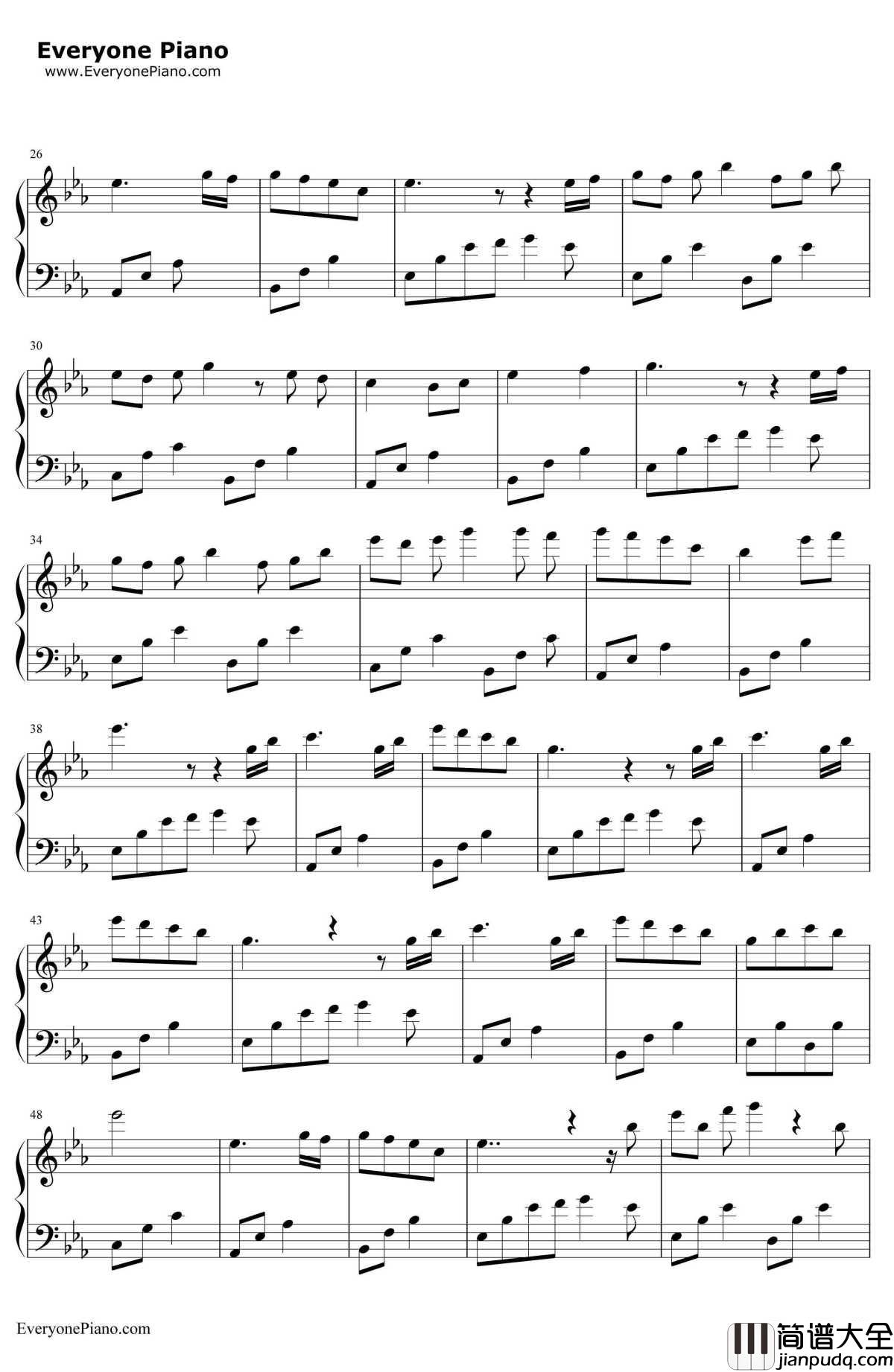 夜的钢琴曲15钢琴谱_石进_夜的钢琴曲15