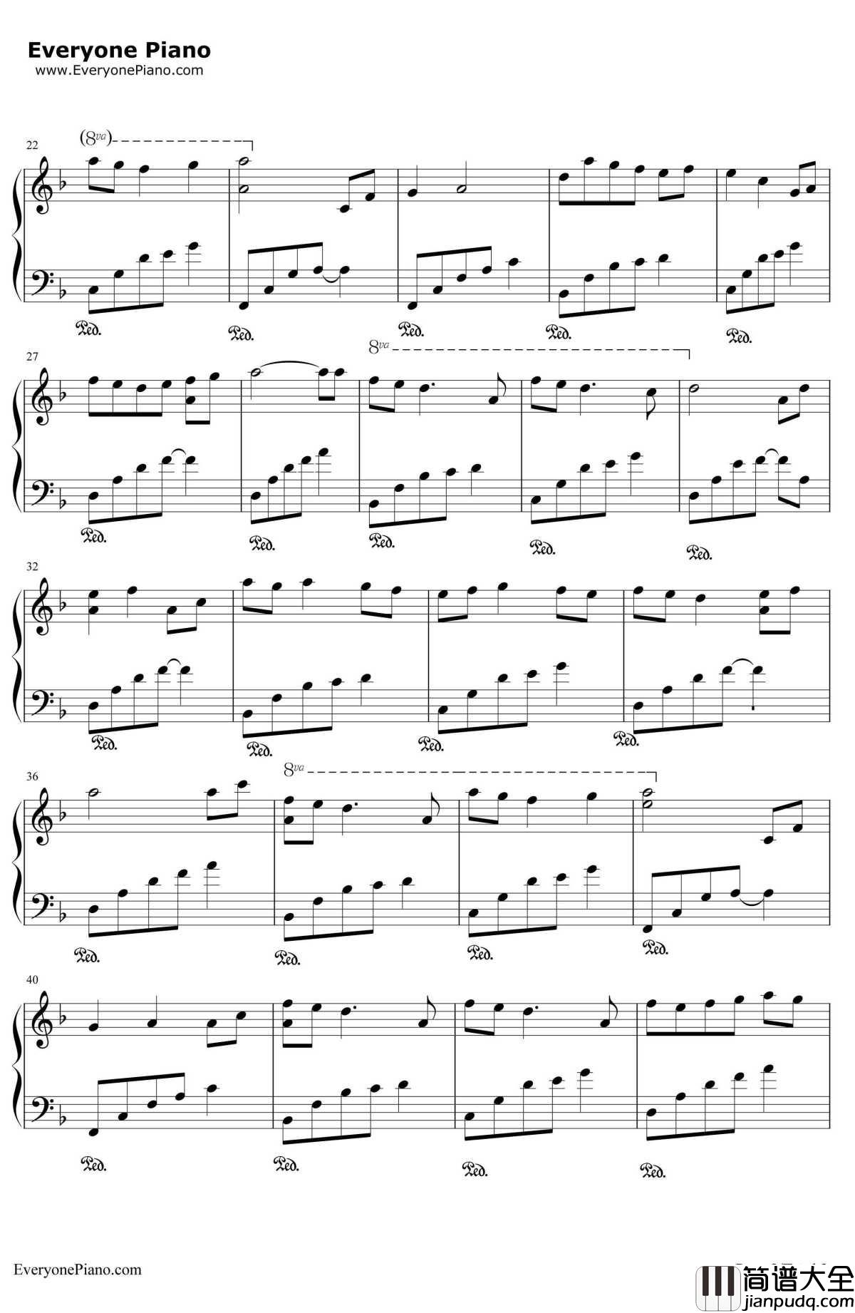 幸福时光钢琴谱_石进_夜的钢琴曲