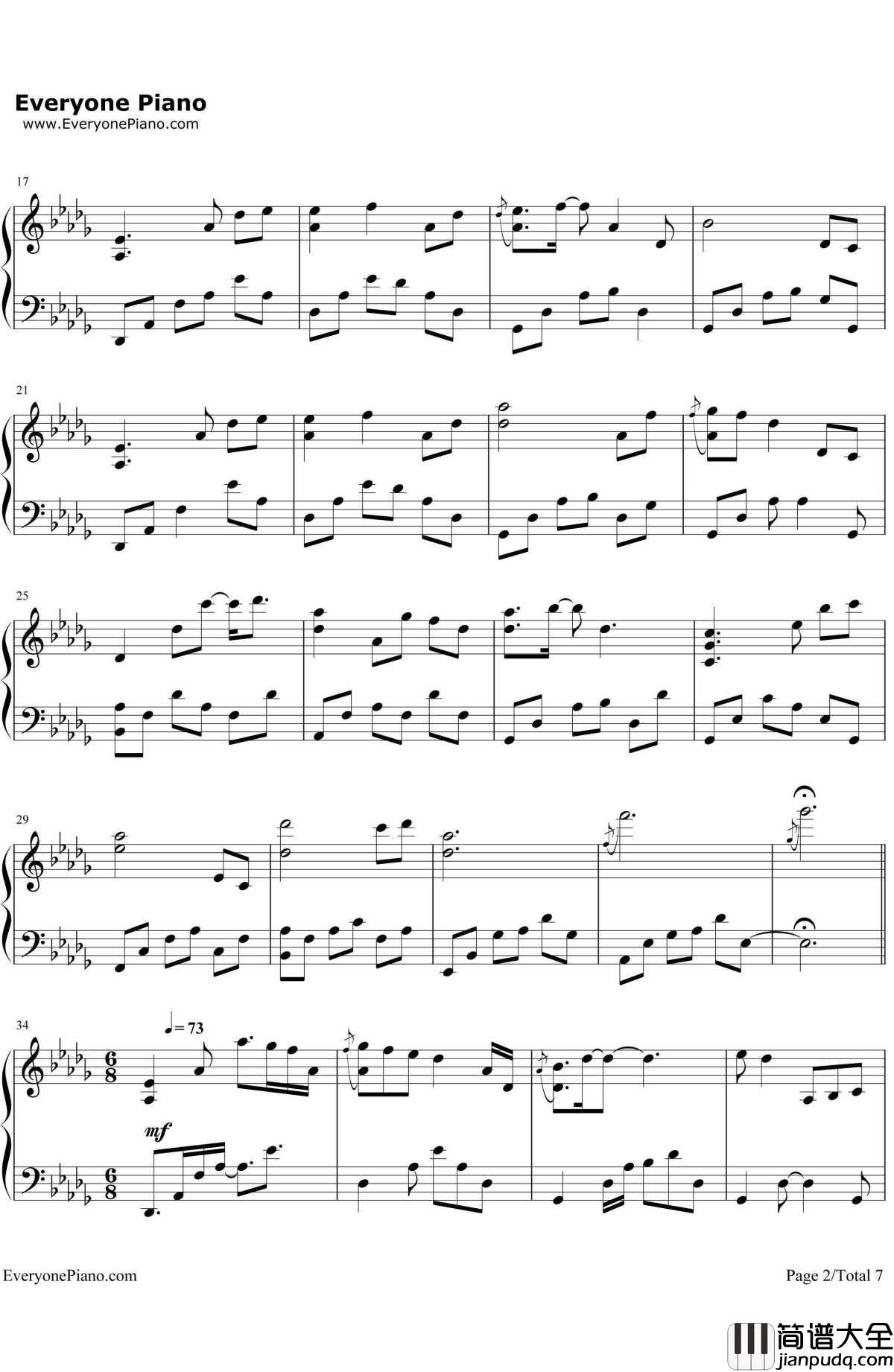 Love钢琴谱_李闰珉