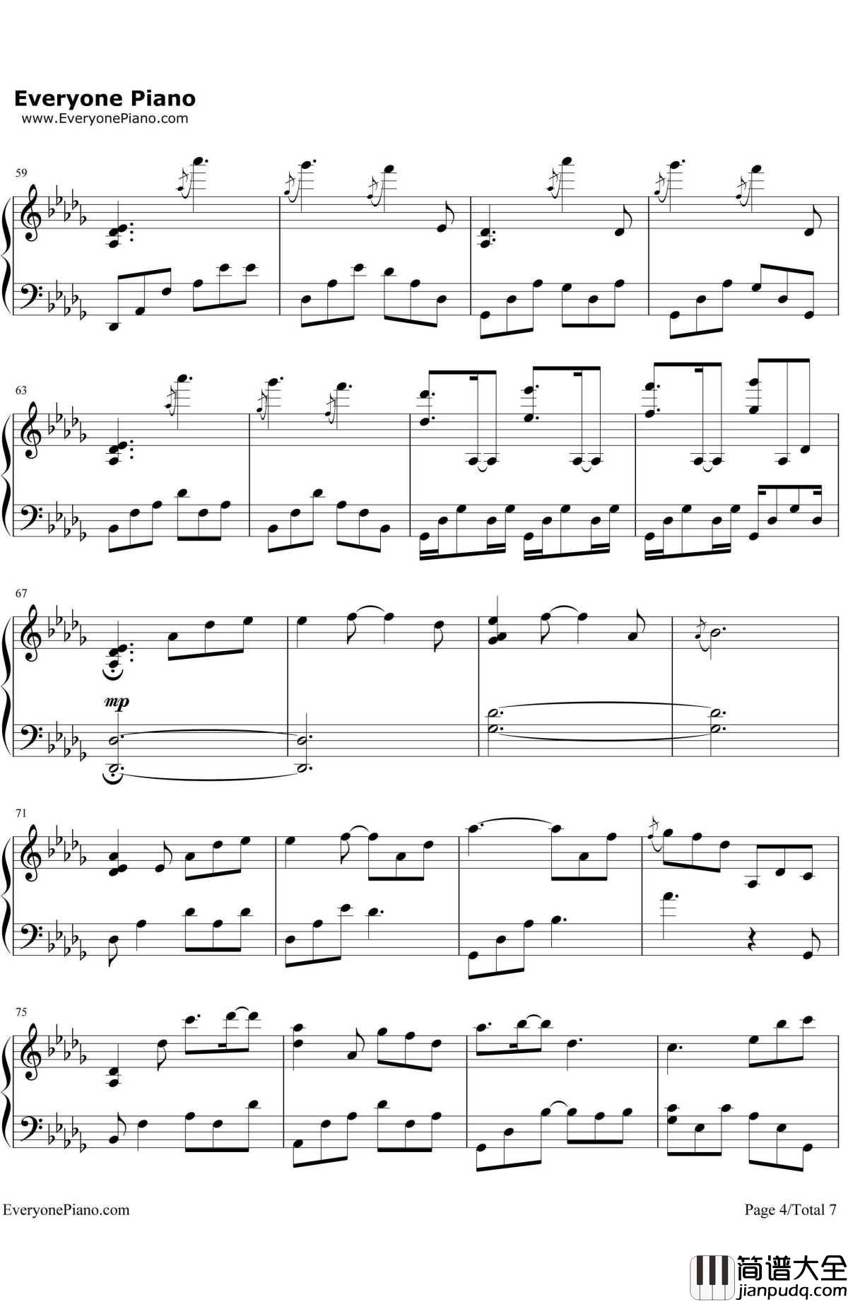 Love钢琴谱_李闰珉