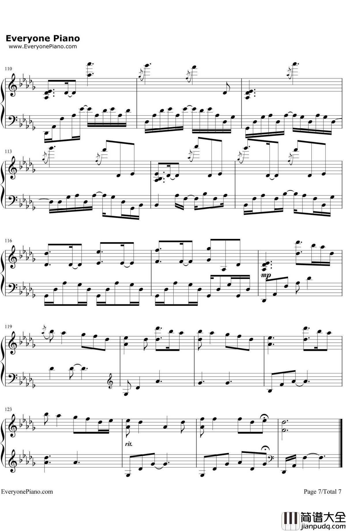 Love钢琴谱_李闰珉