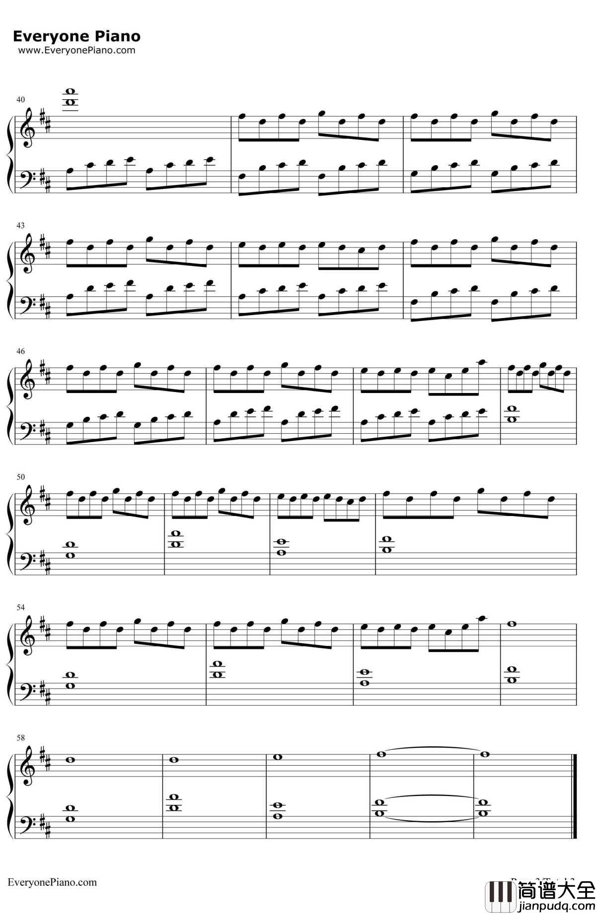 ComingHome钢琴谱_PeterJeremias__勇者大冒险_第二季OST