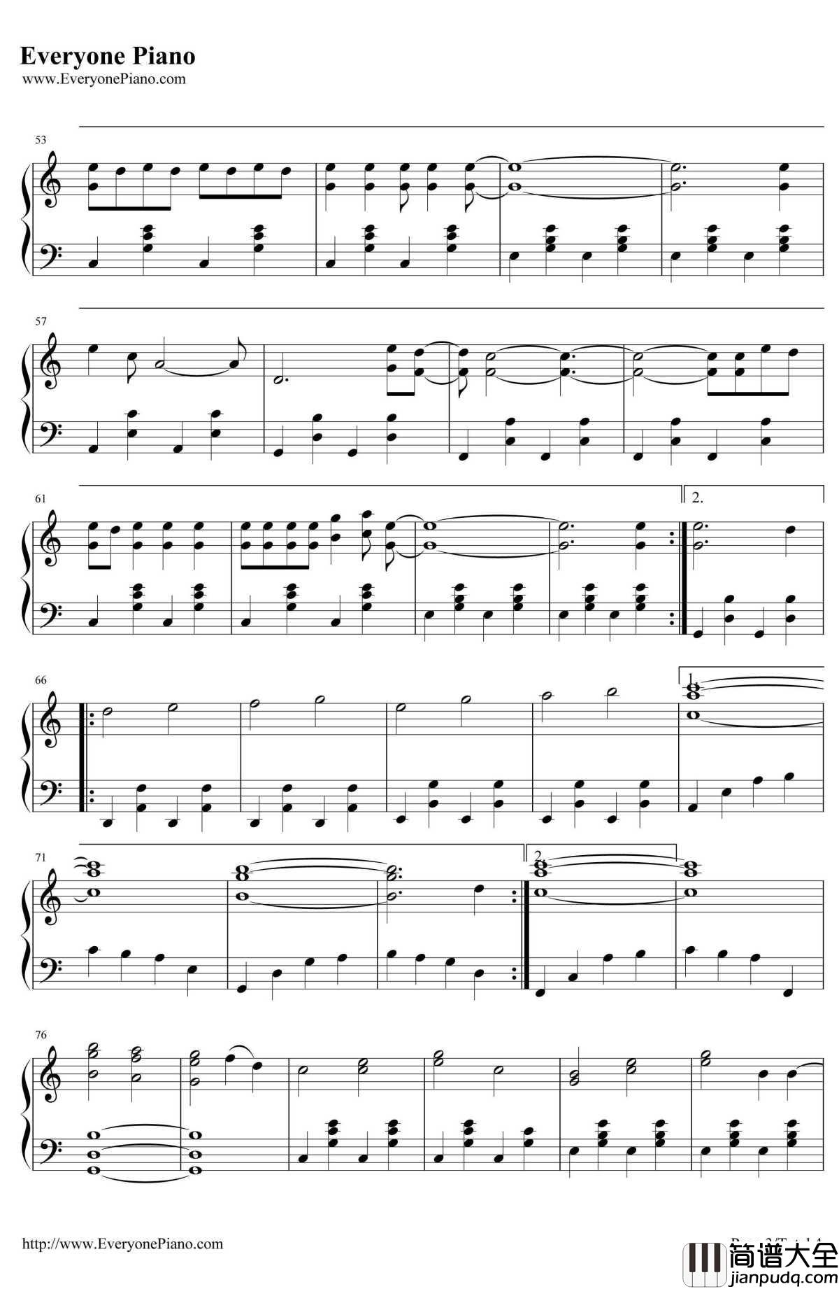 CountOnMe钢琴谱_BrunoMars