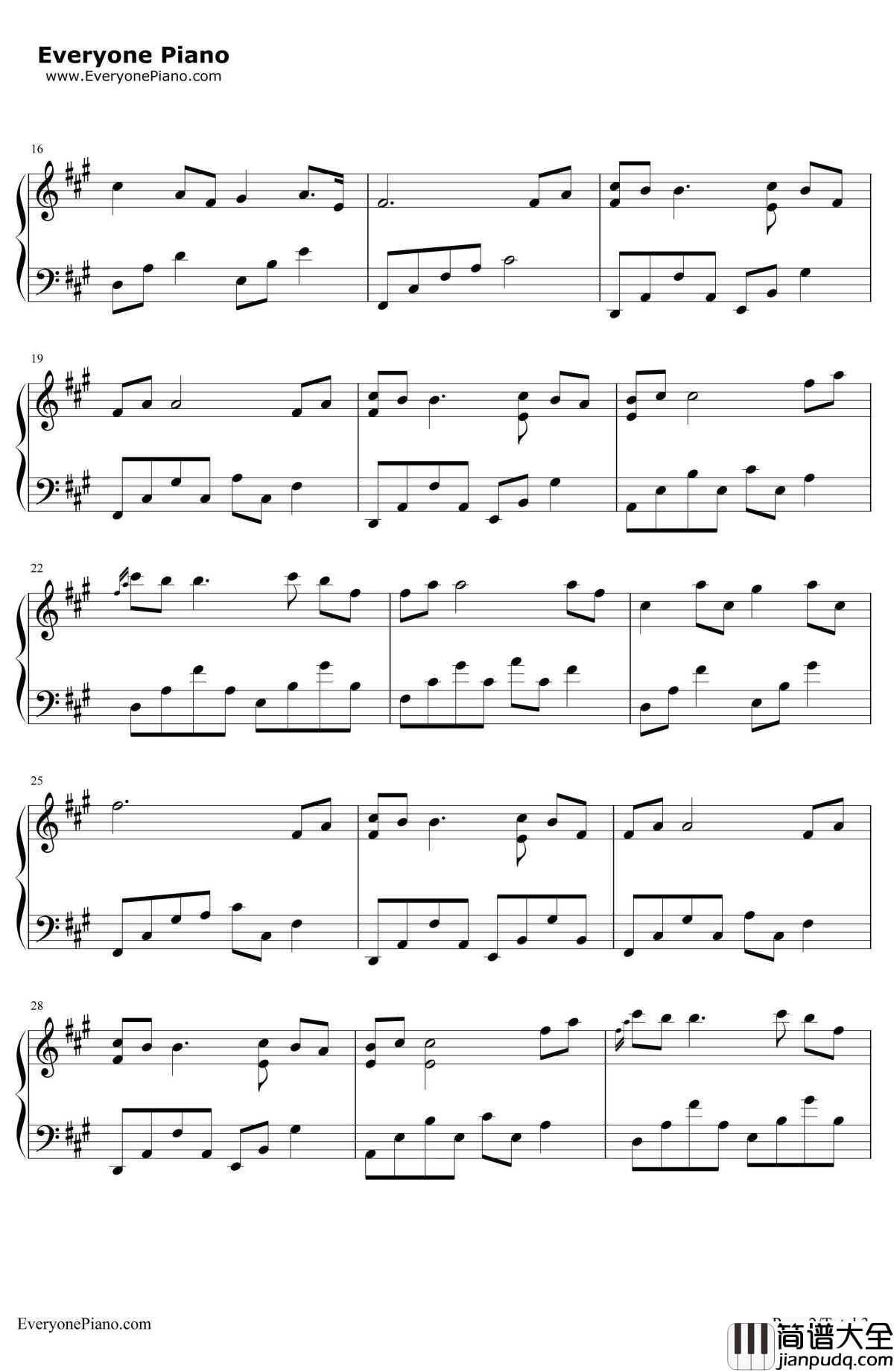 夜的钢琴曲1981钢琴谱_石进_夜的钢琴曲