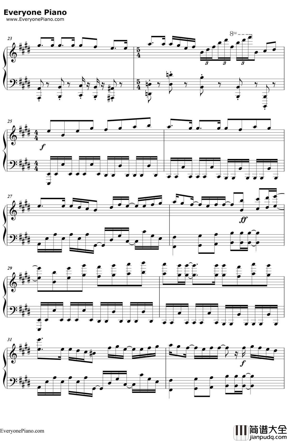 とあるいつもを钢琴谱_幽闭サテライト__小森同学拒绝不了_OP