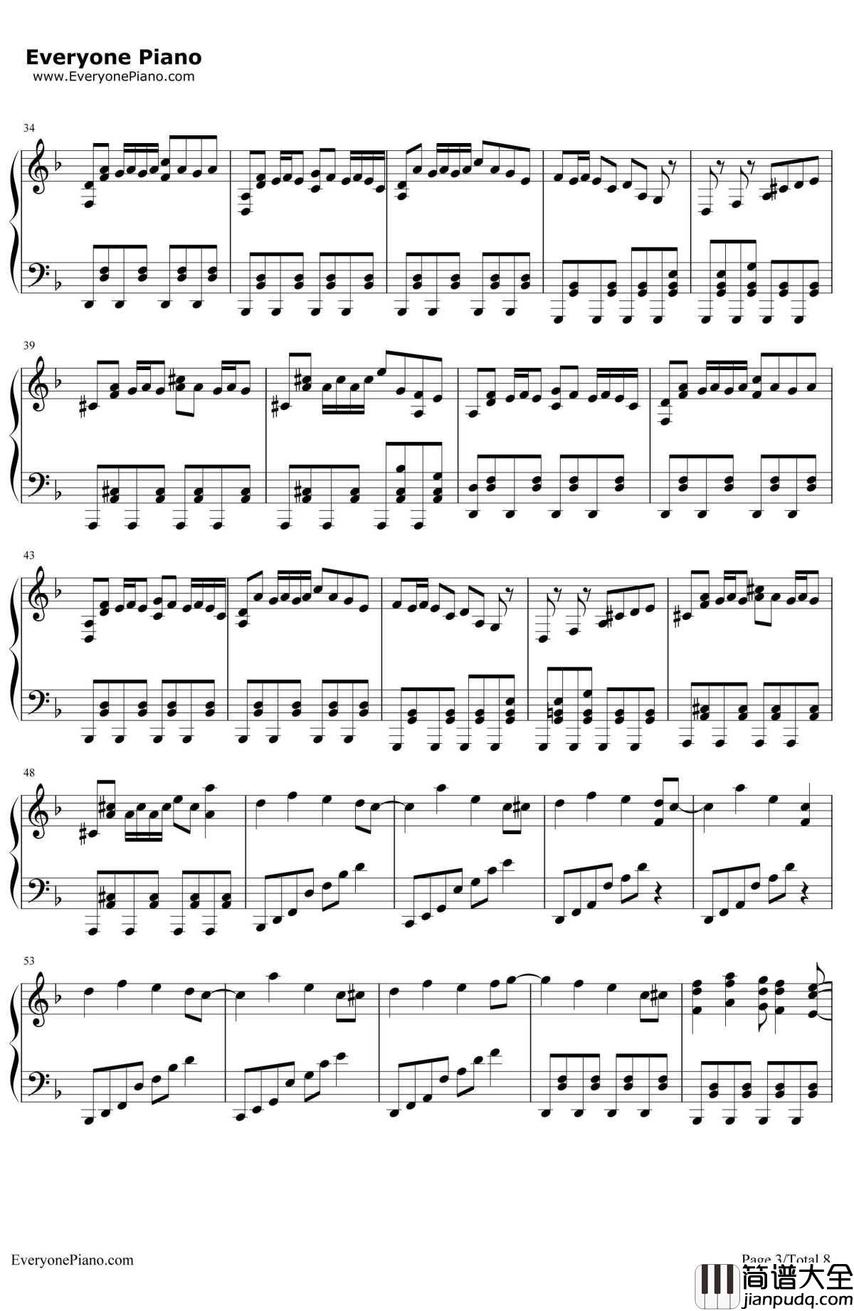 【東方花映冢】NightofKnights钢琴谱_触手猴