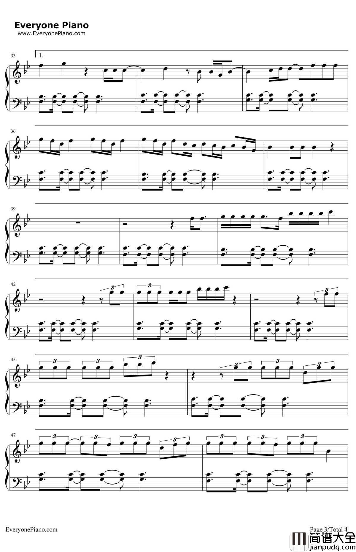 NeededMe钢琴谱_RihannaR3hab