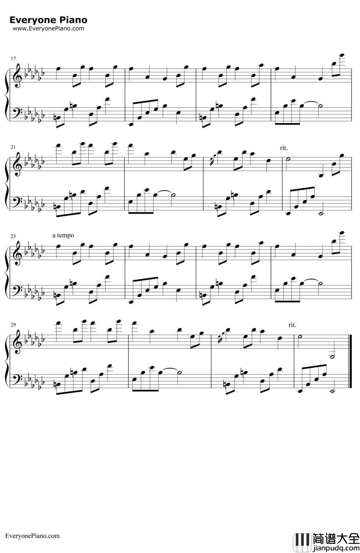 夜的钢琴曲30钢琴谱_石进