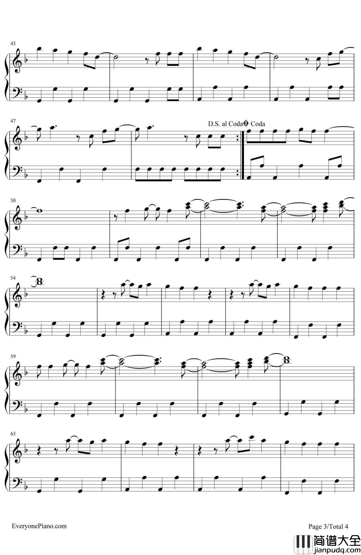 Marry_You钢琴谱_BrunoMars