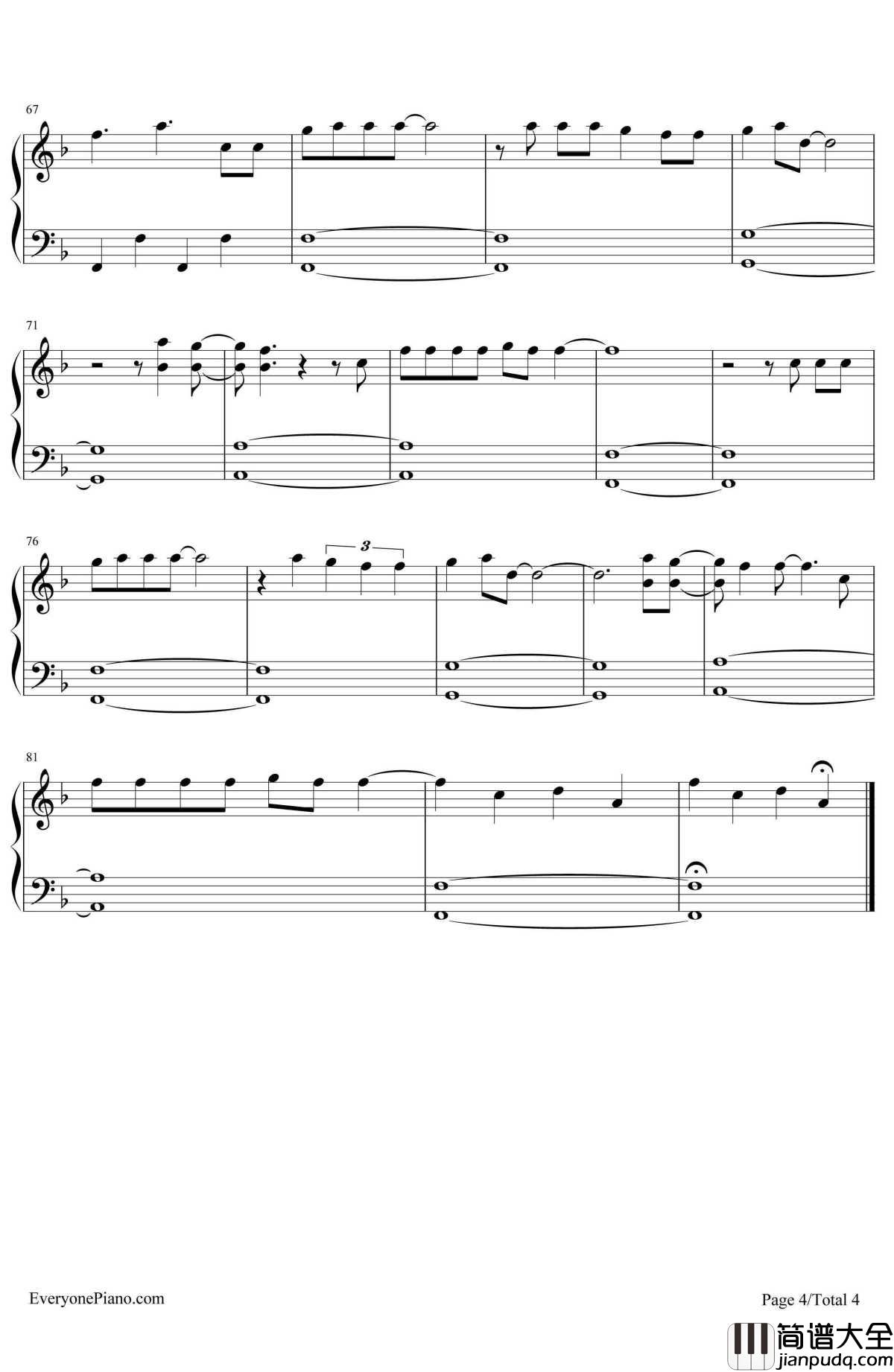 Marry_You钢琴谱_BrunoMars