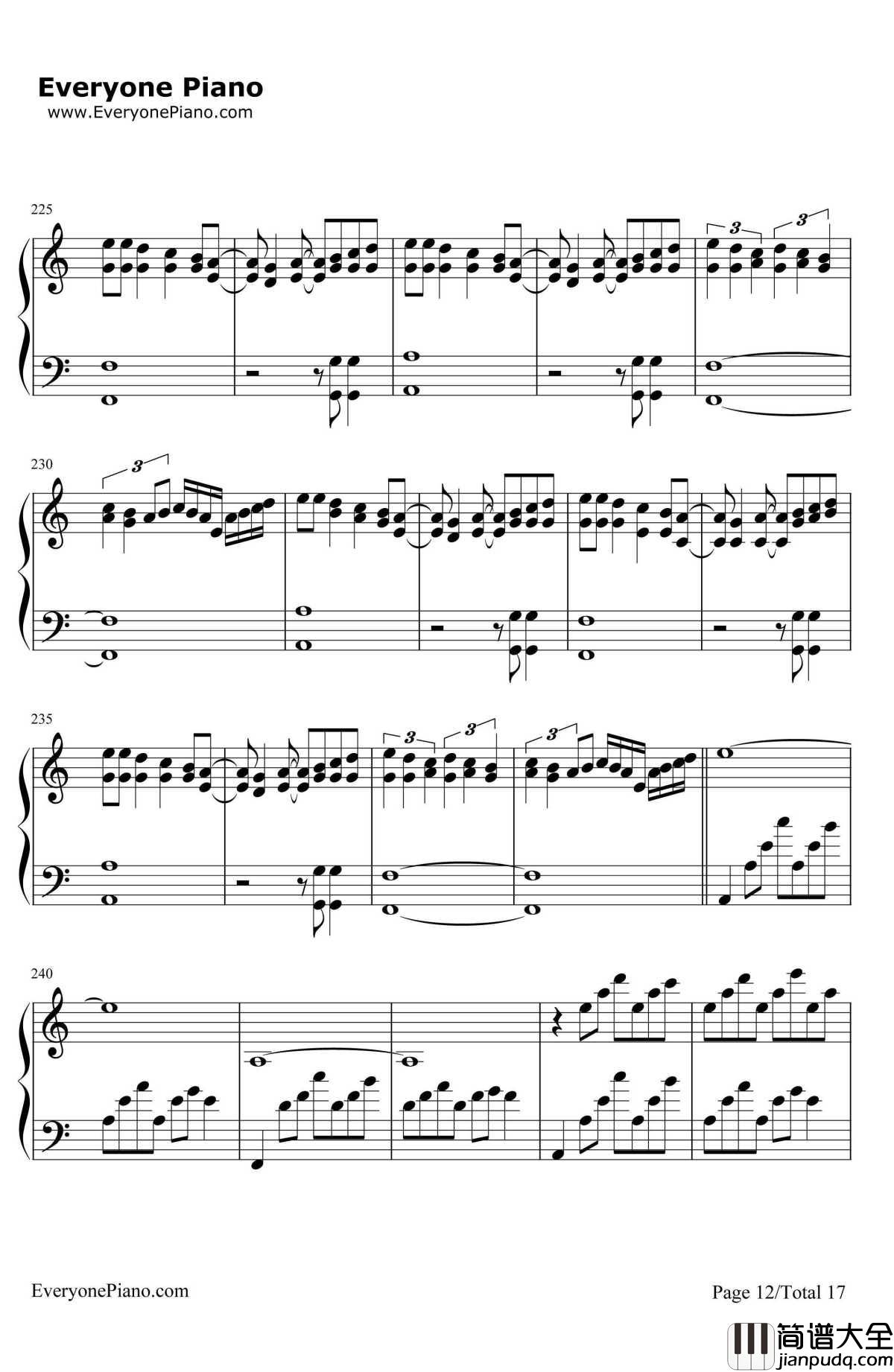 叶飞色舞ColorsandDance钢琴谱_GeorgeWinston