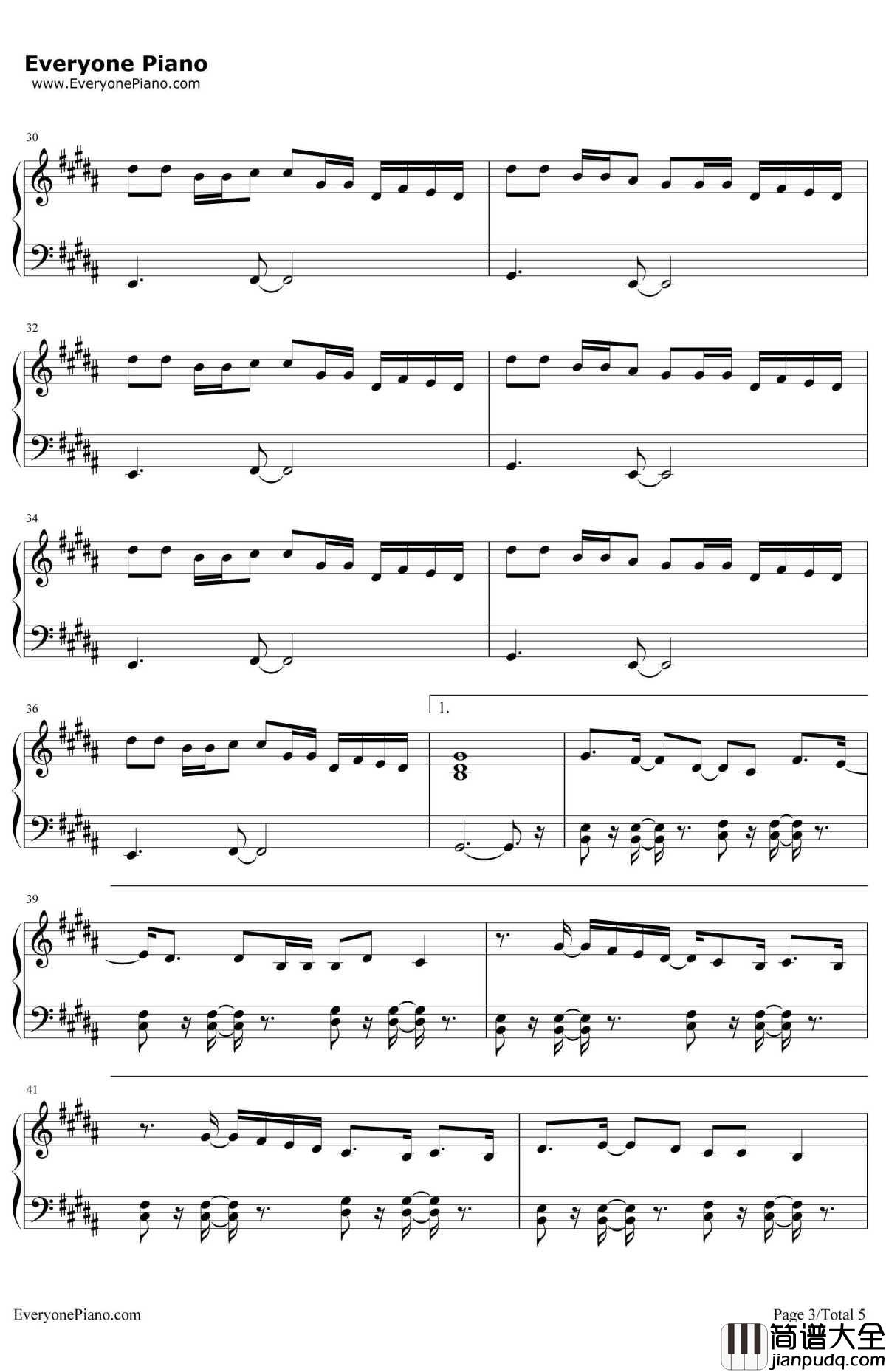 Work钢琴谱_Rihanna,Drake