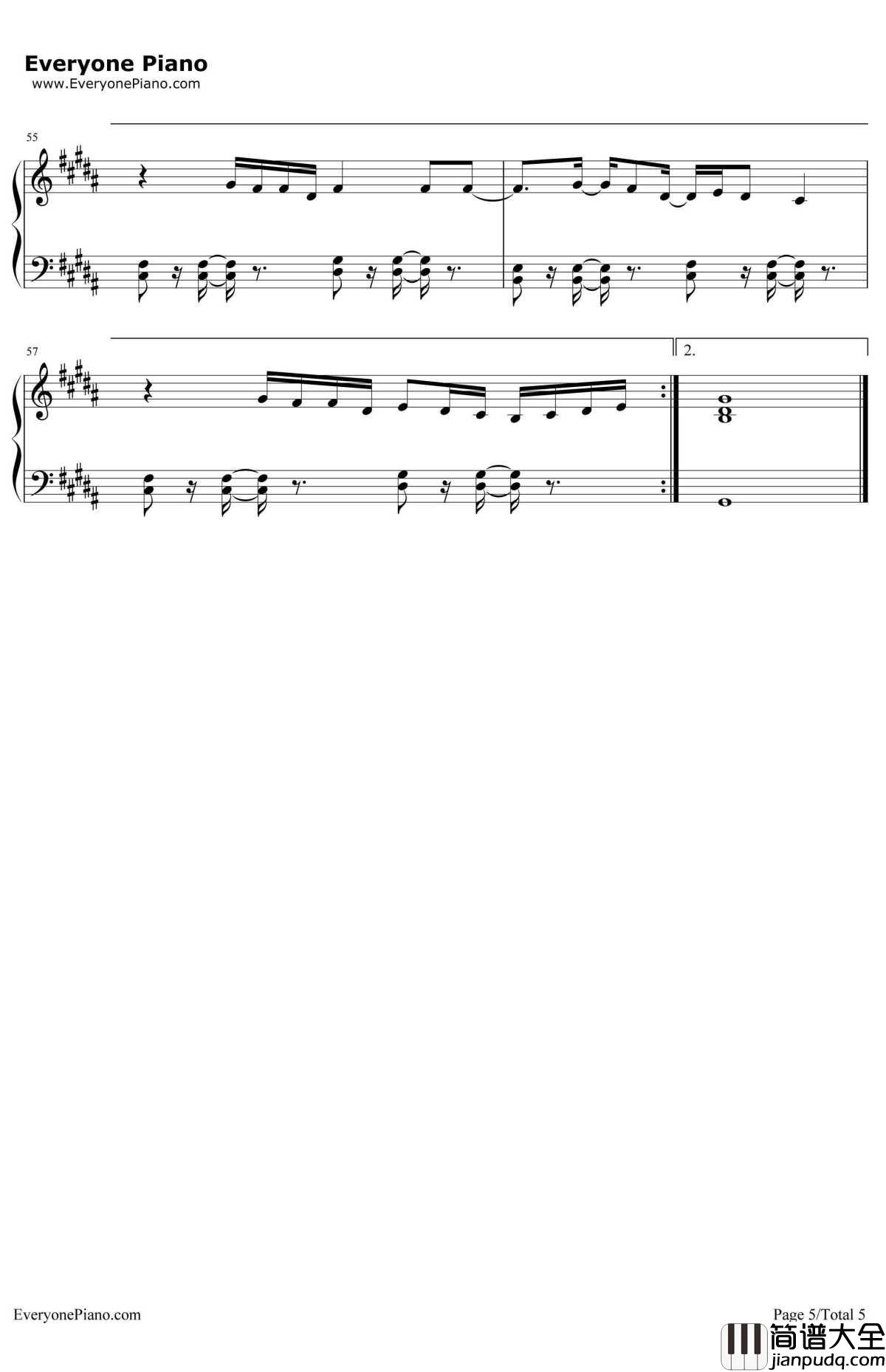 Work钢琴谱_Rihanna,Drake