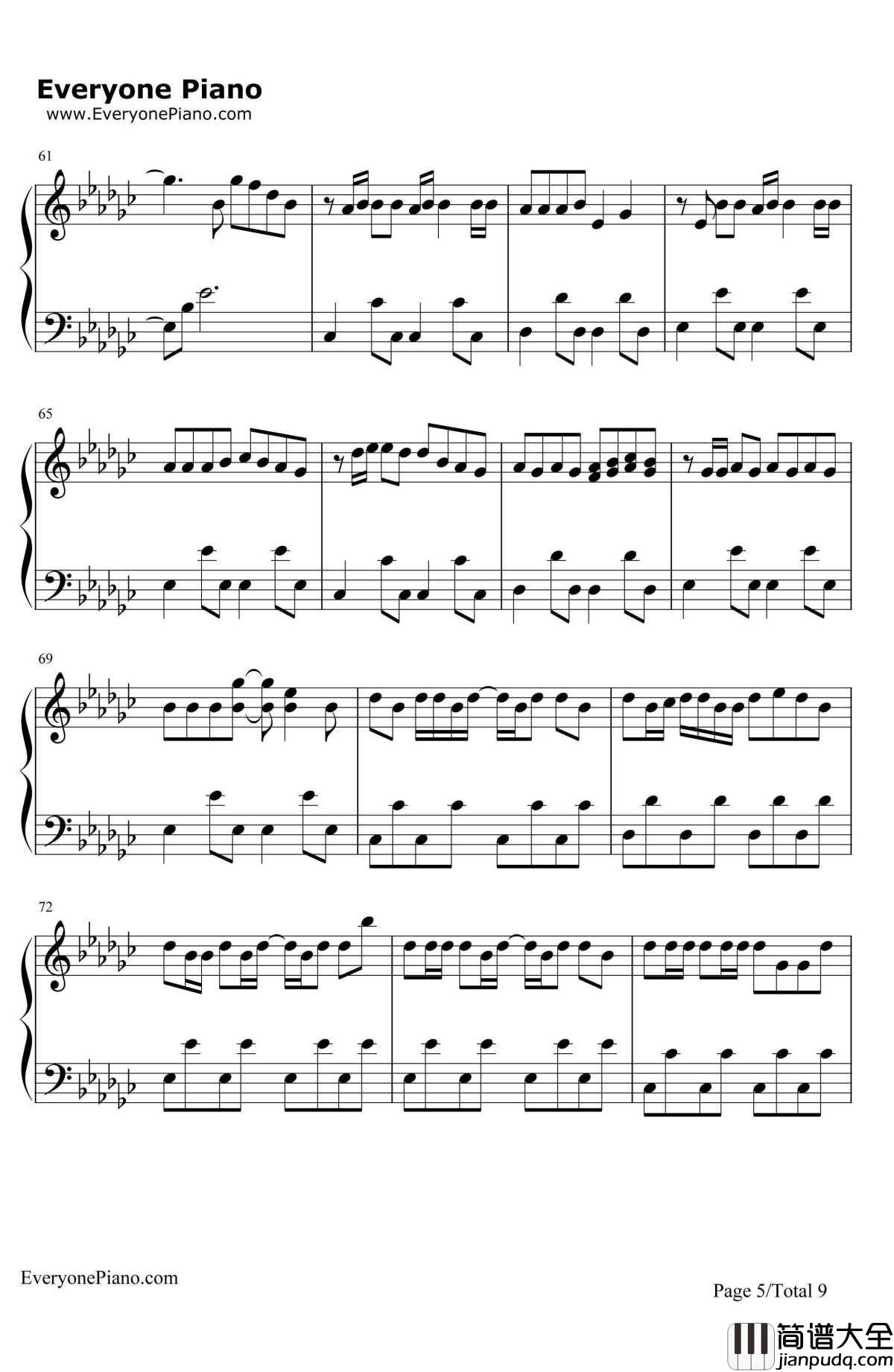 Haru_Haru钢琴谱_Big_Bang