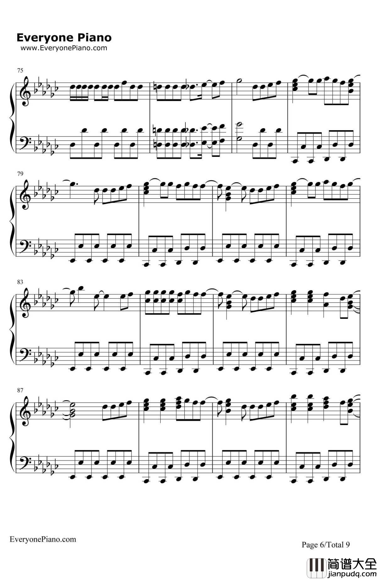 Haru_Haru钢琴谱_Big_Bang