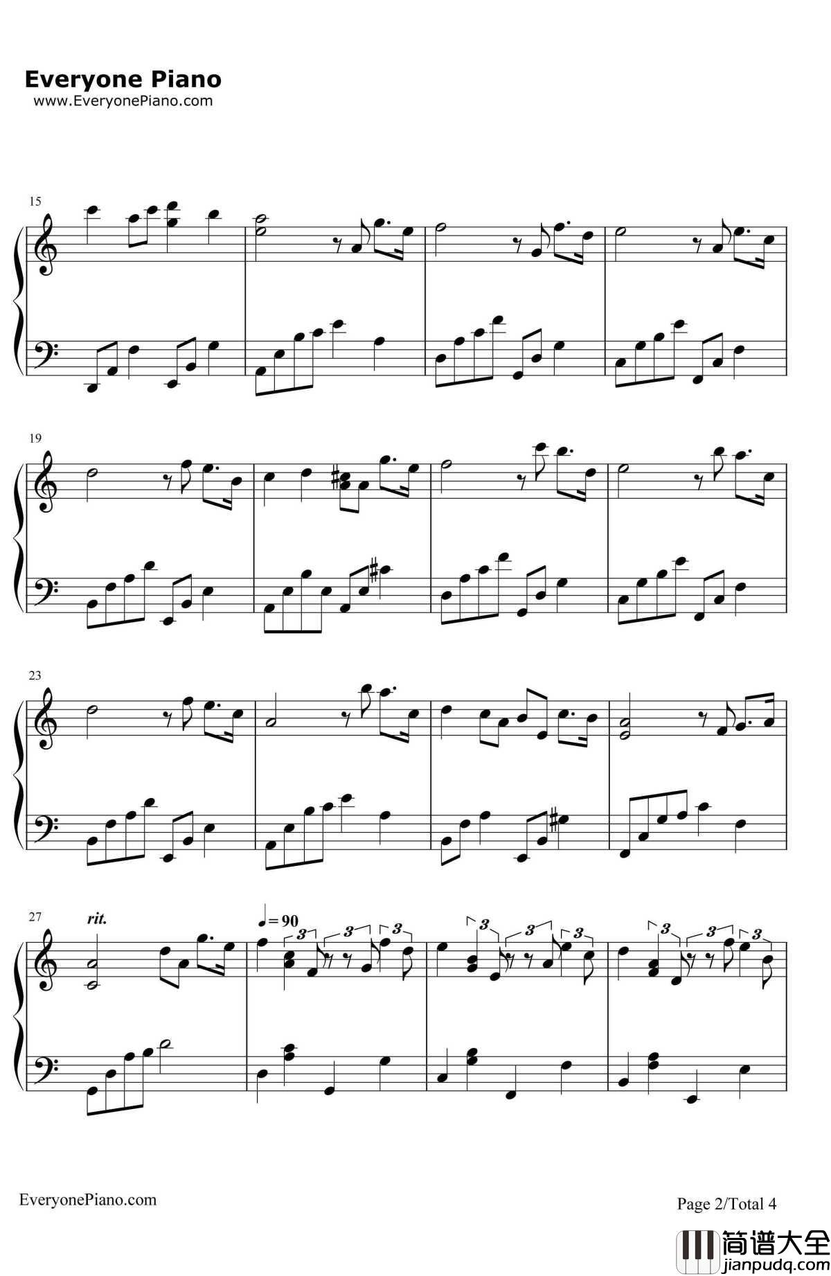 隐形的思念钢琴谱_石进_夜的钢琴曲