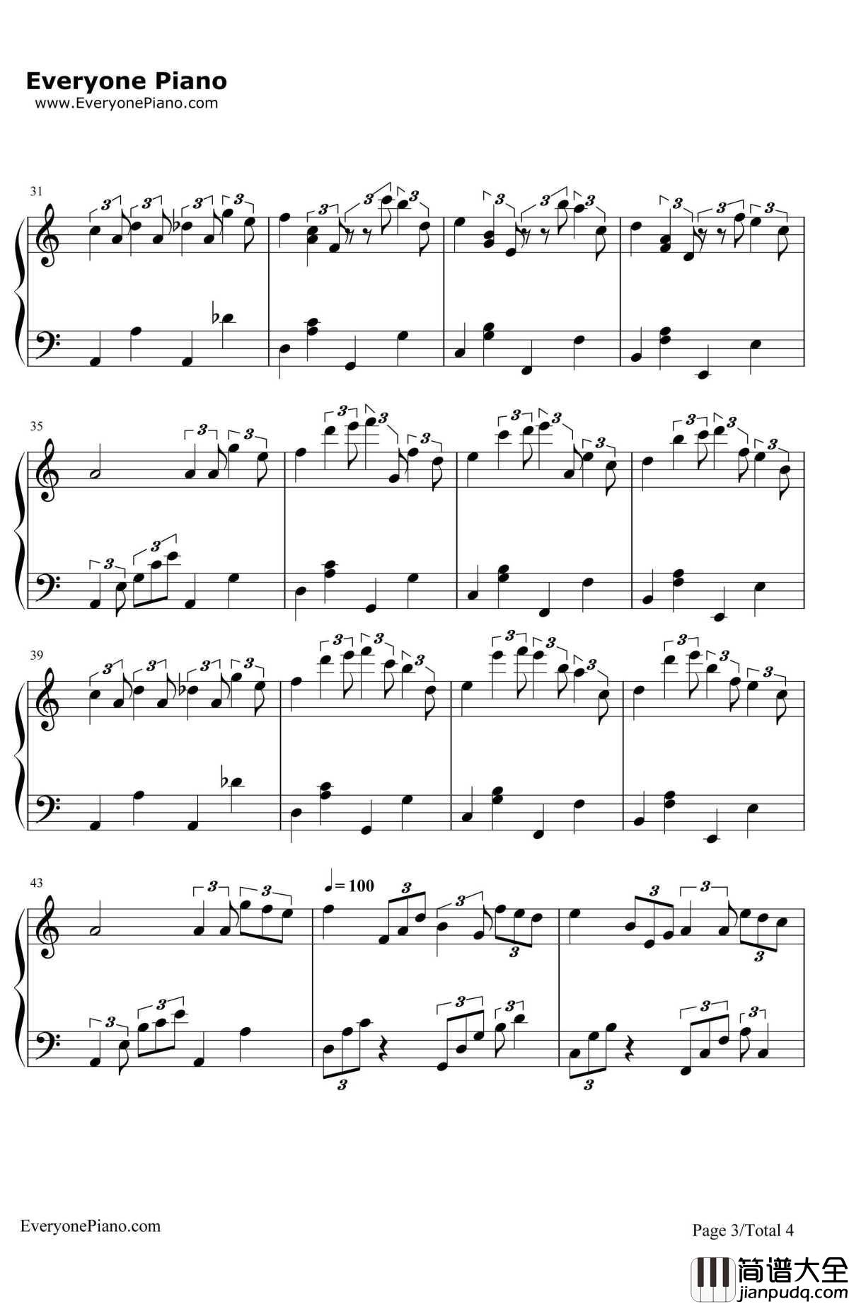 隐形的思念钢琴谱_石进_夜的钢琴曲