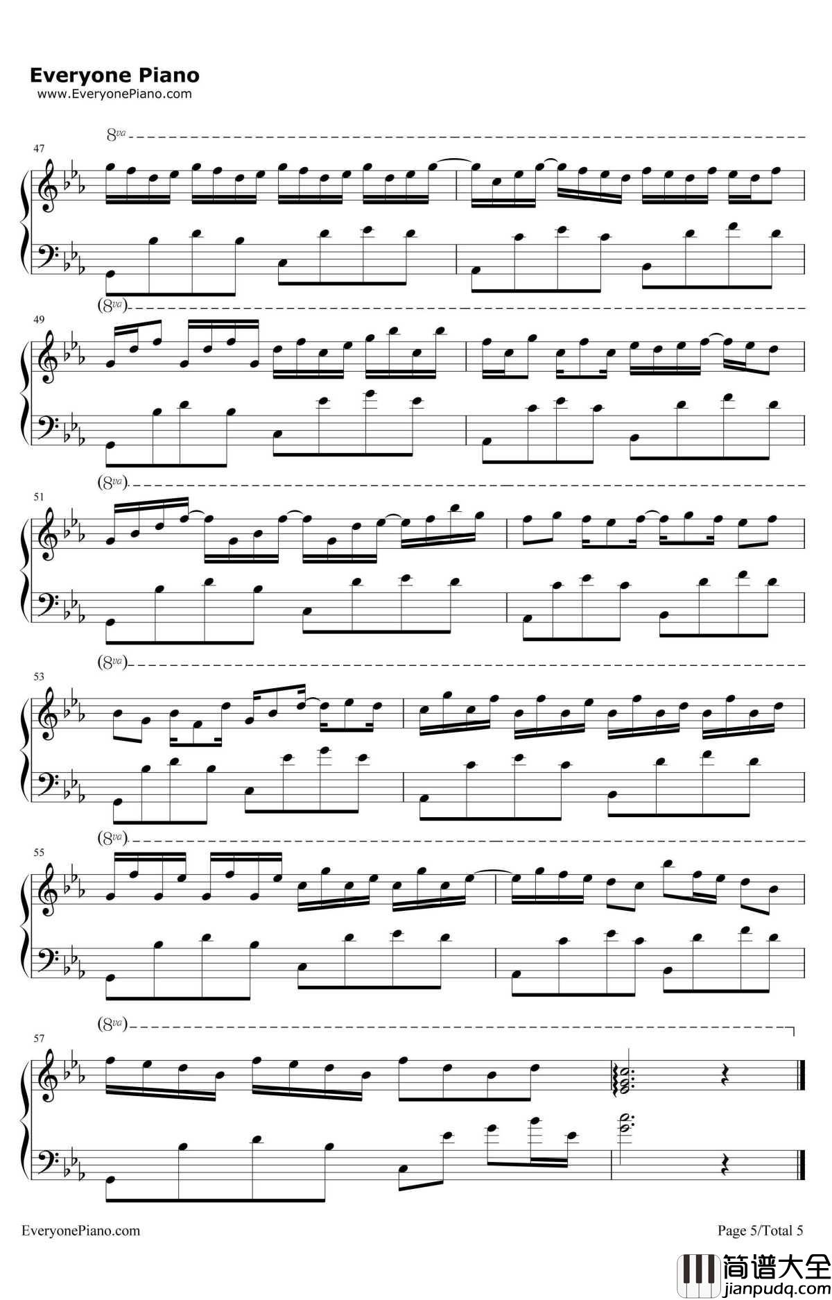 摆动的心钢琴谱_Music゛◆Kゝ