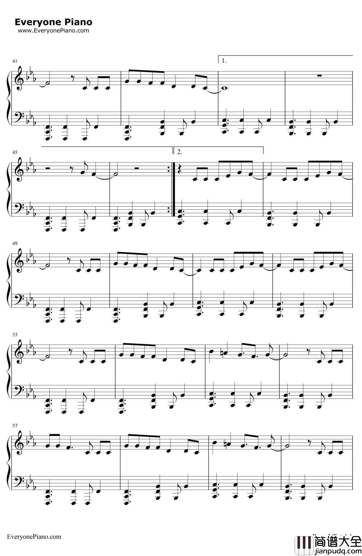 Scars钢琴谱_Tove_Lo__分歧者3:效忠者(上)_主题曲