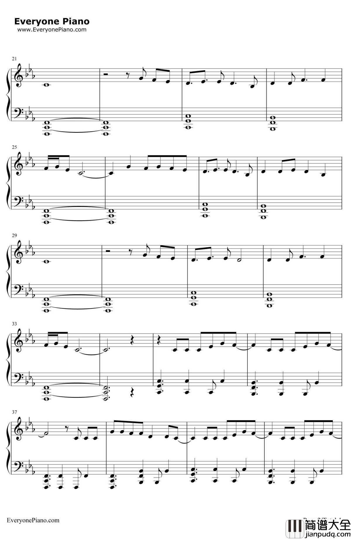 Scars钢琴谱_Tove_Lo__分歧者3:效忠者(上)_主题曲