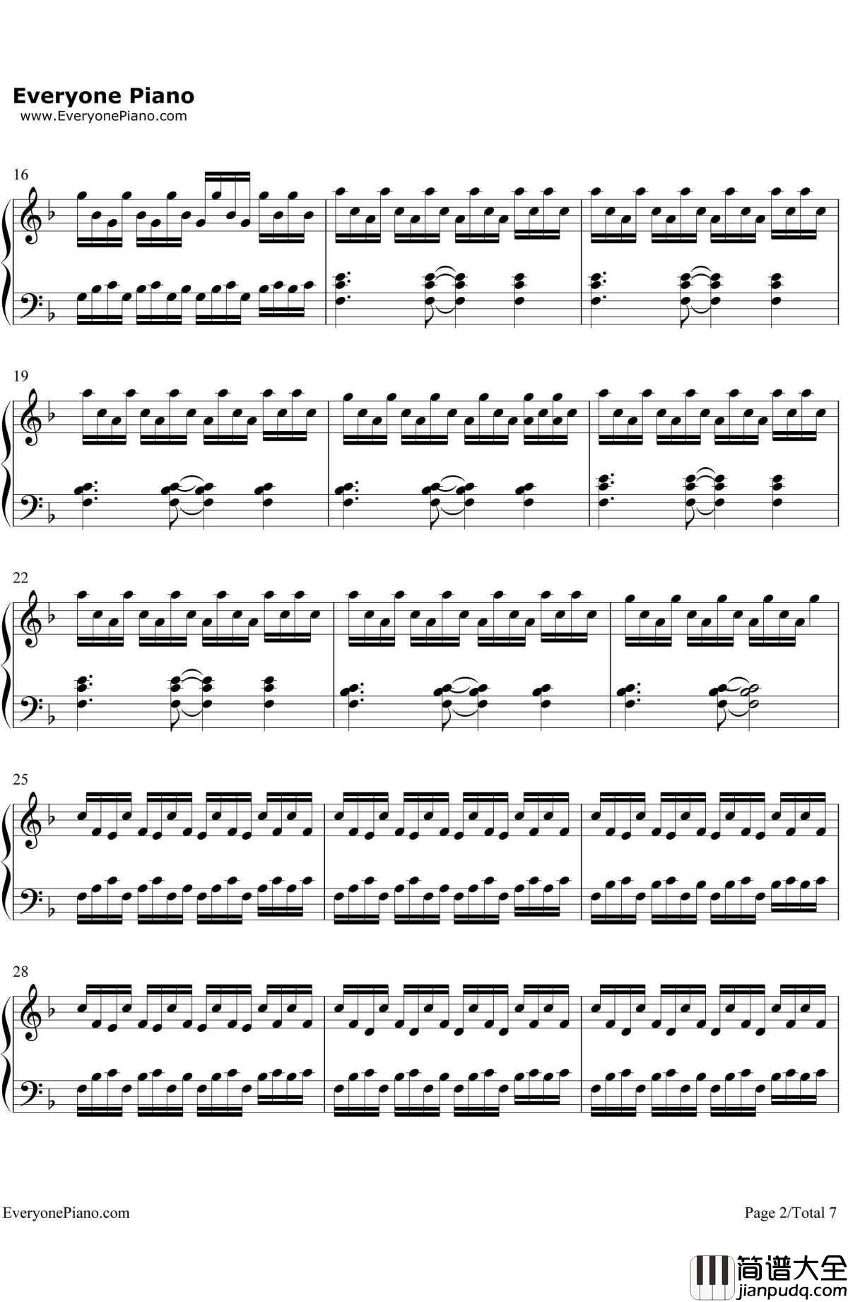 The_Sunbeams..._TheyScatter钢琴谱_Yiruma