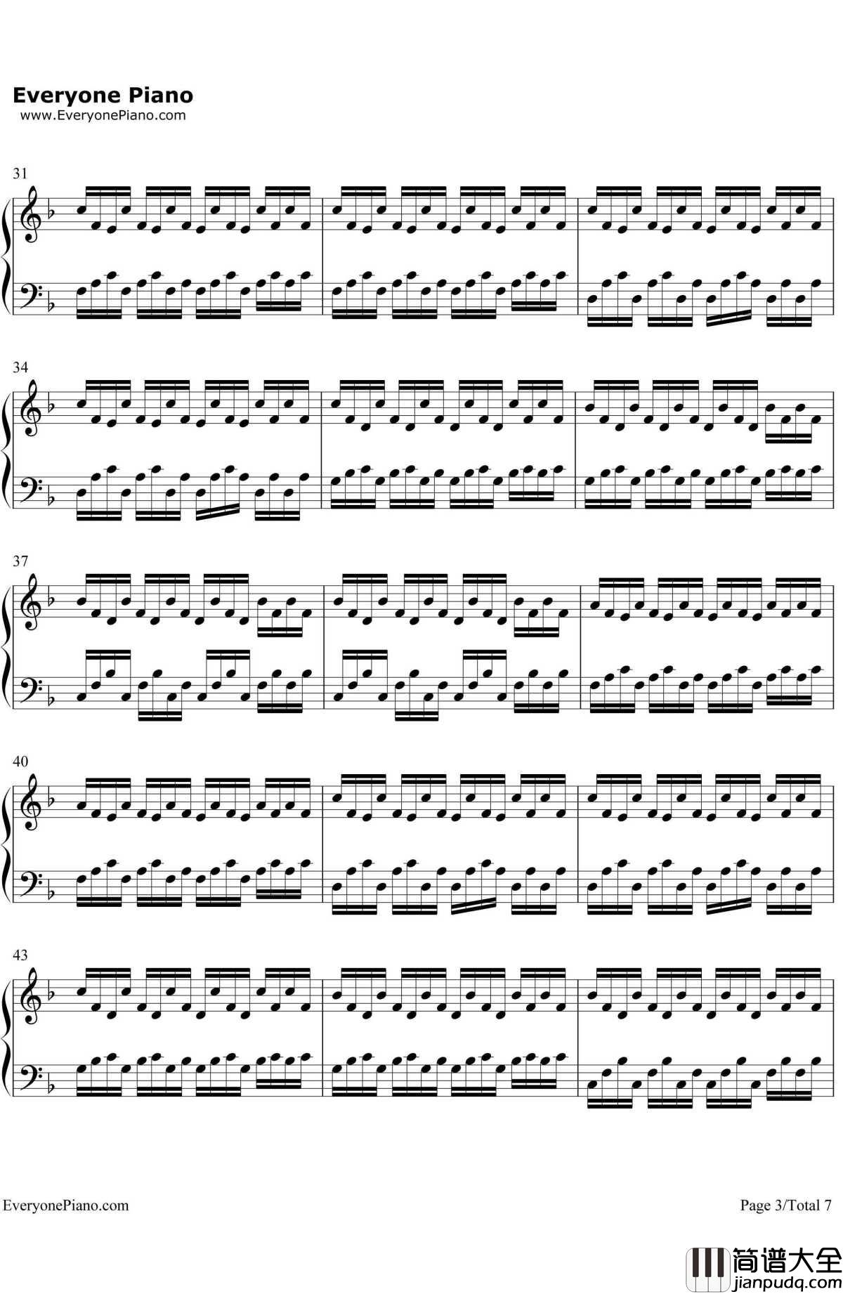 The_Sunbeams..._TheyScatter钢琴谱_Yiruma